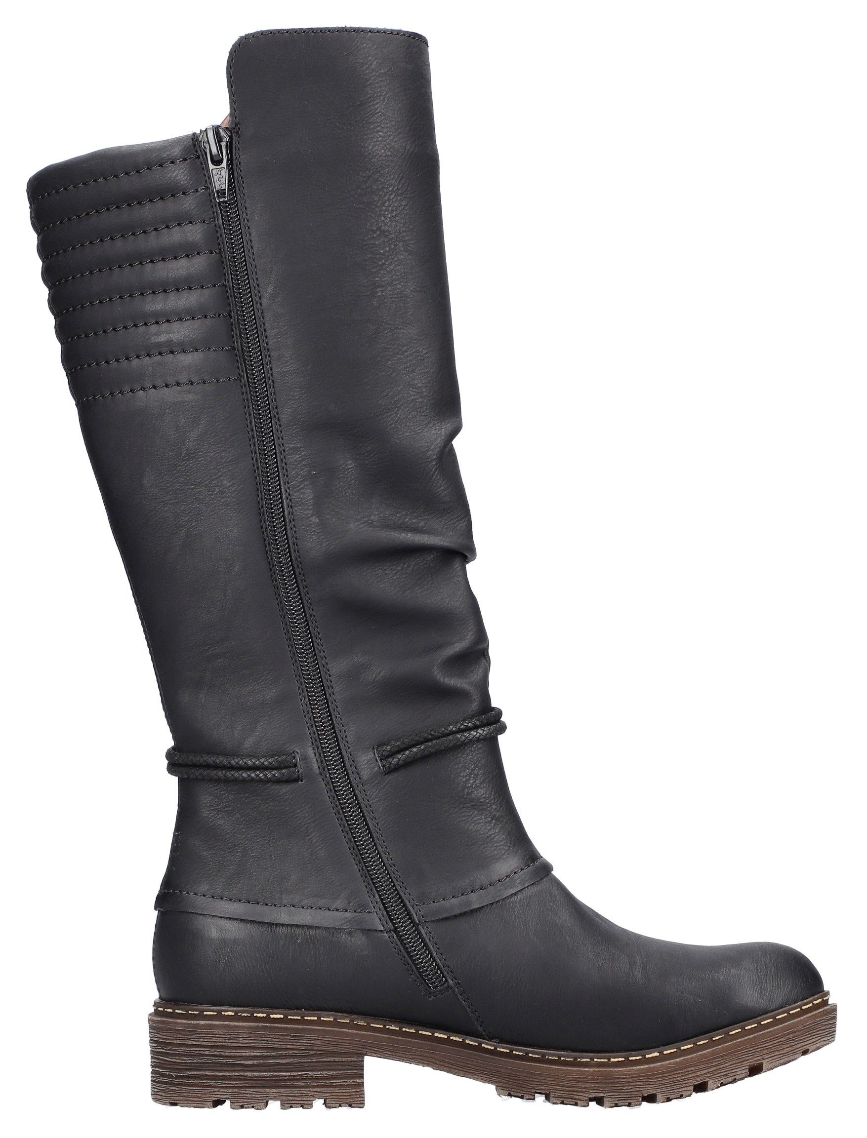Rieker Winterstiefel, Langschaftstiefel, Blockabsatz, mit Rieker-TEX-Membran