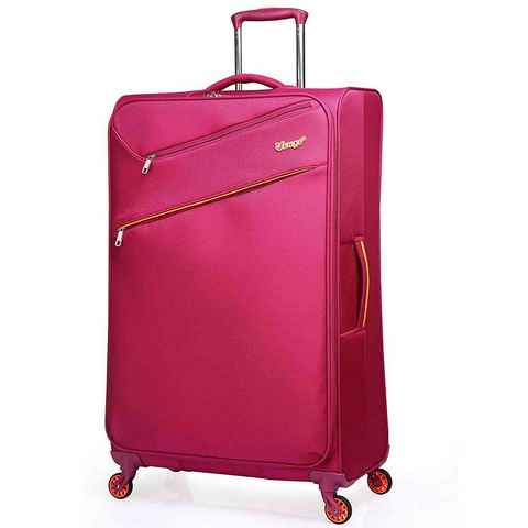 Verage Weichgepäck-Trolley So-Lite, Trolley Grau M-60 cm (23.5) Koffer Suitcase erweiterbar Reisekoffer Marken-Qualitätsware Spitzenverarbeitung Super leicht nur 2,1kg!
