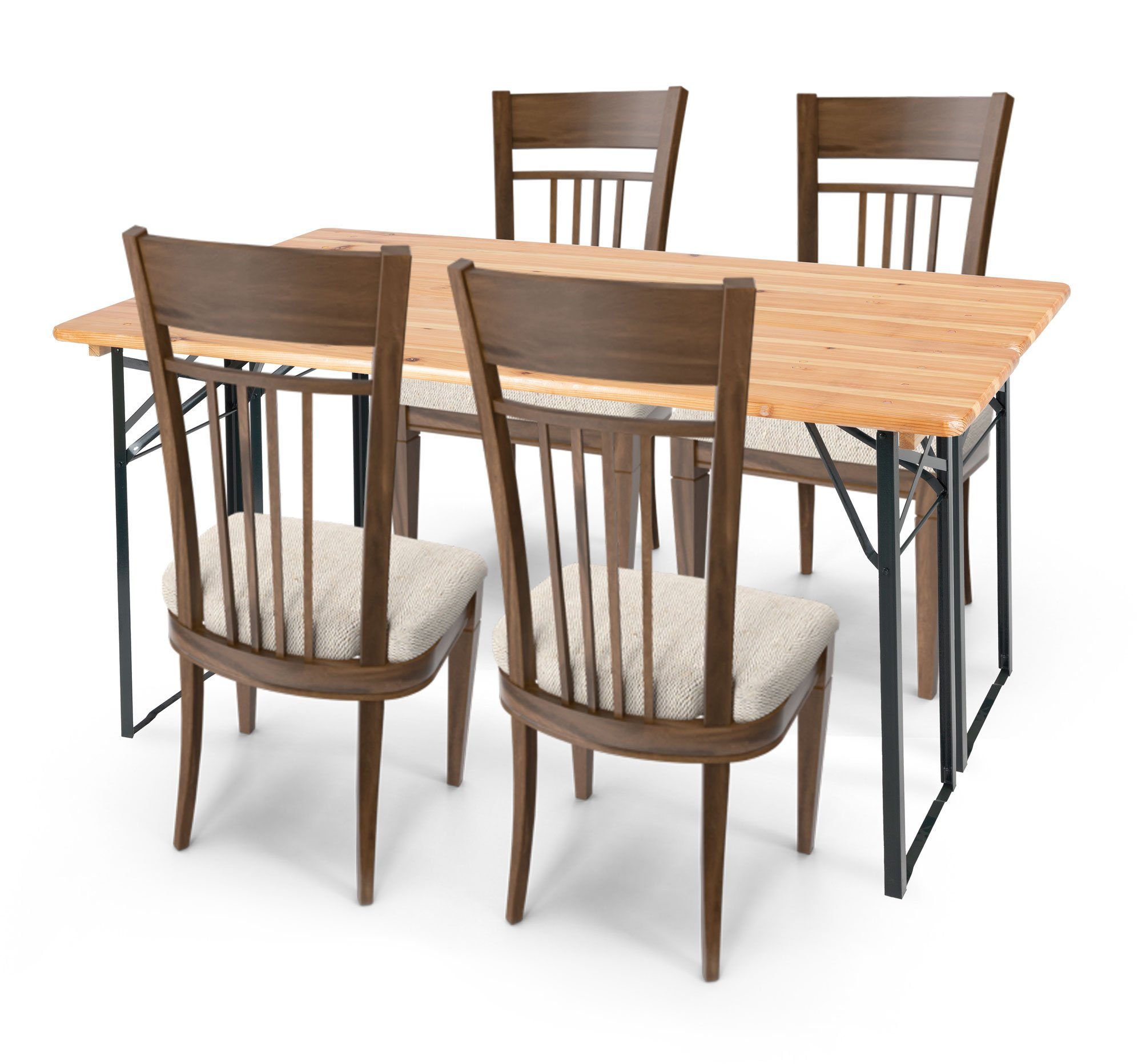 Stagecaptain Gartentisch "Hirschgarten" Bierzelttisch 177 cm günstig online kaufen