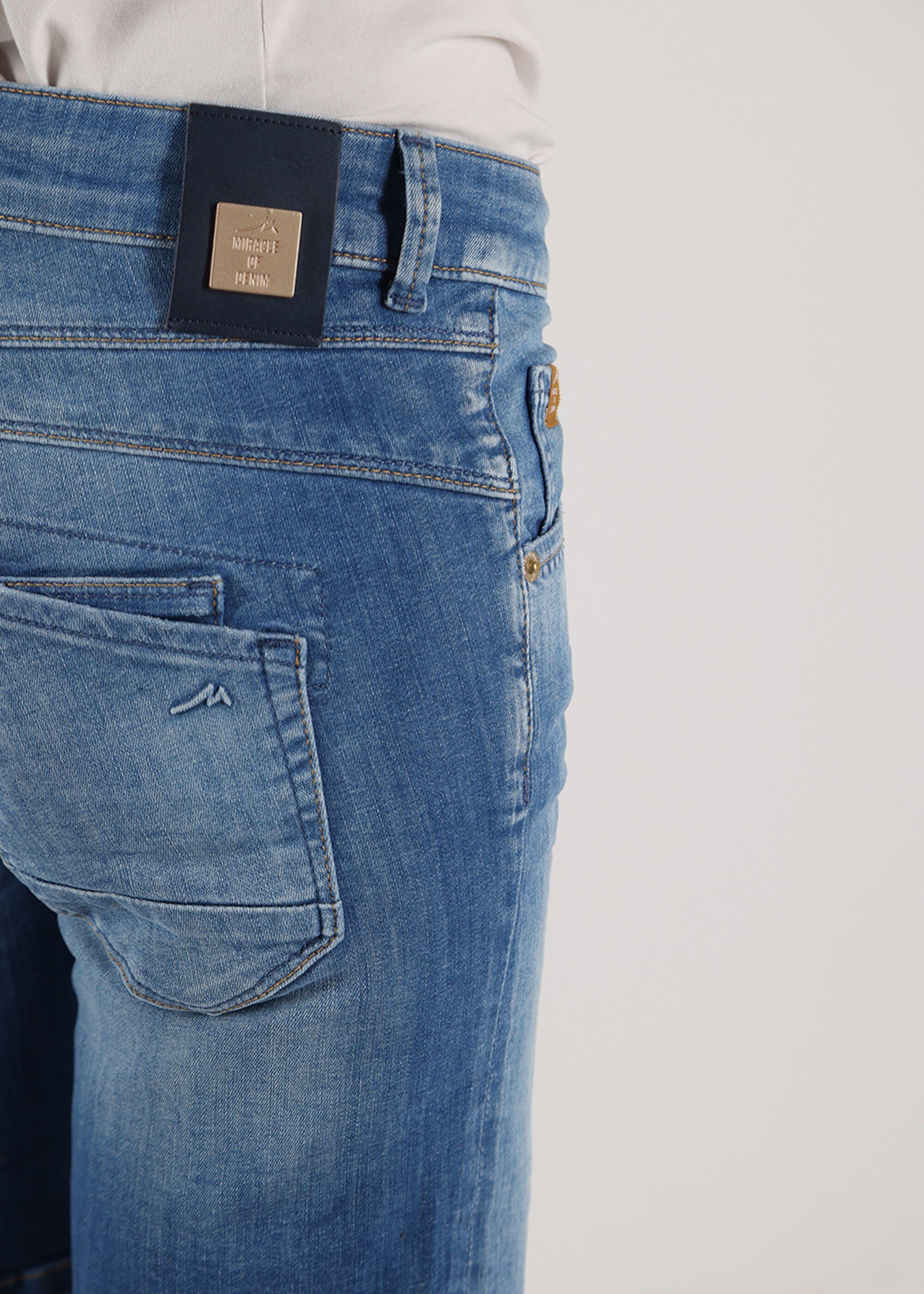 mit Shorts Ulla of Waschung Denim lässiger Miracle