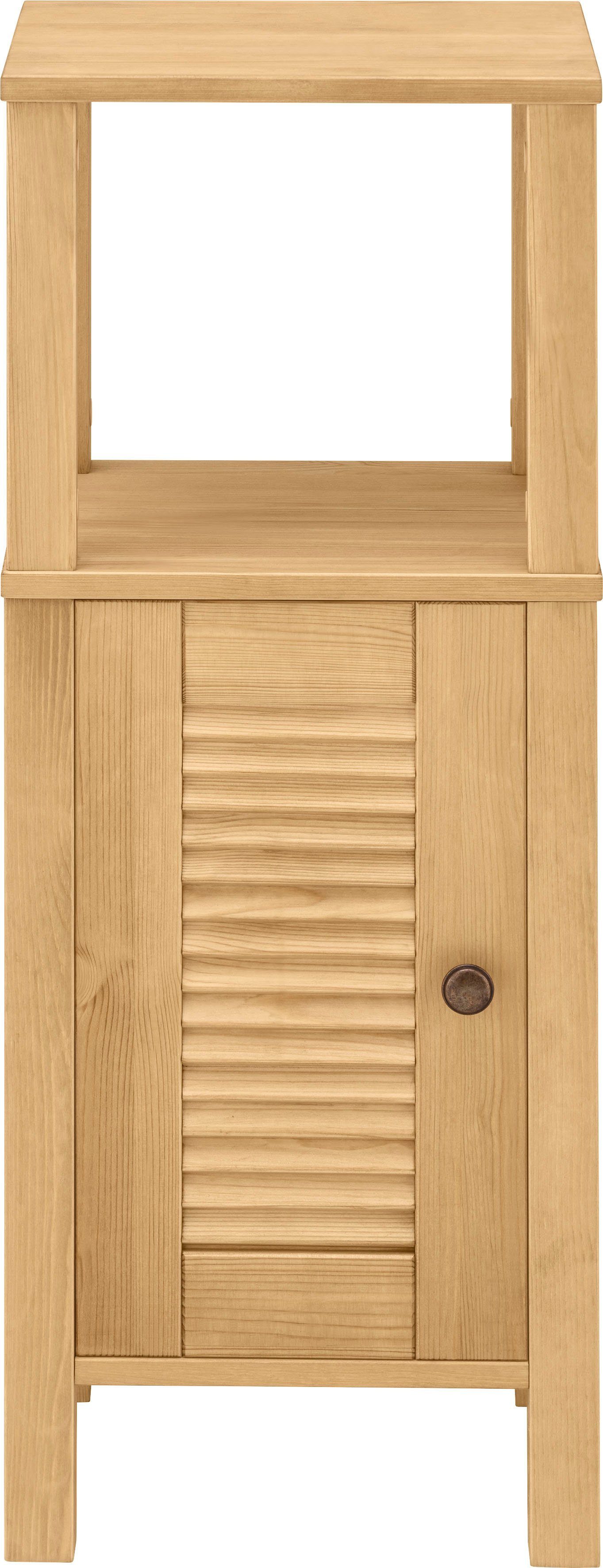 Home affaire Unterschrank Ayanna aus Massivholz, FSC®, Lamellenfront, Breite 34 cm