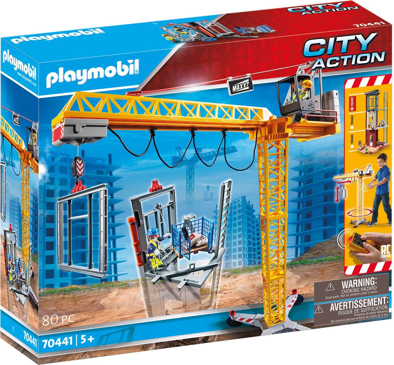 Image of Playmobil City Action - Crane