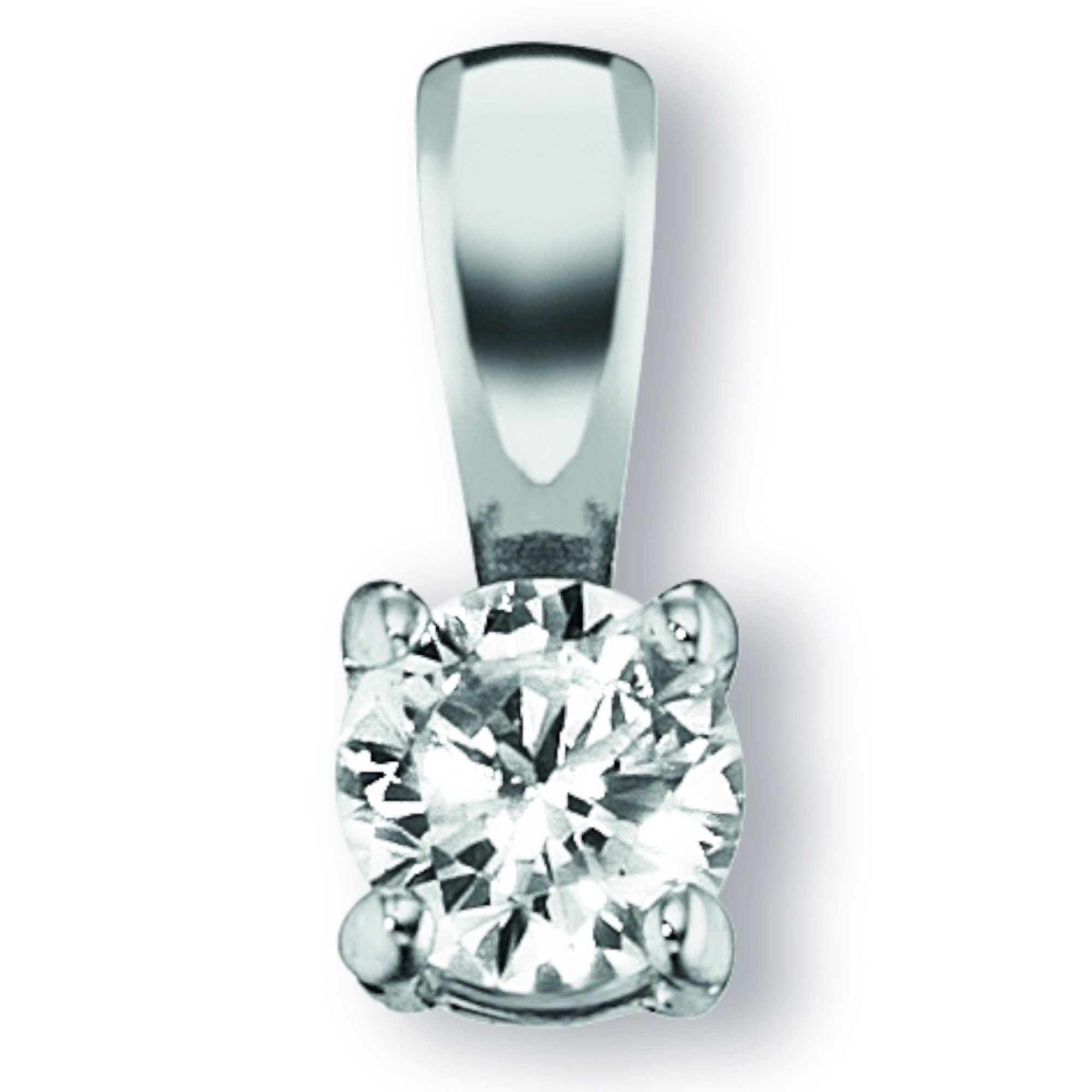 Kettenanhänger Zirkonia Anhänger aus 925 Silber