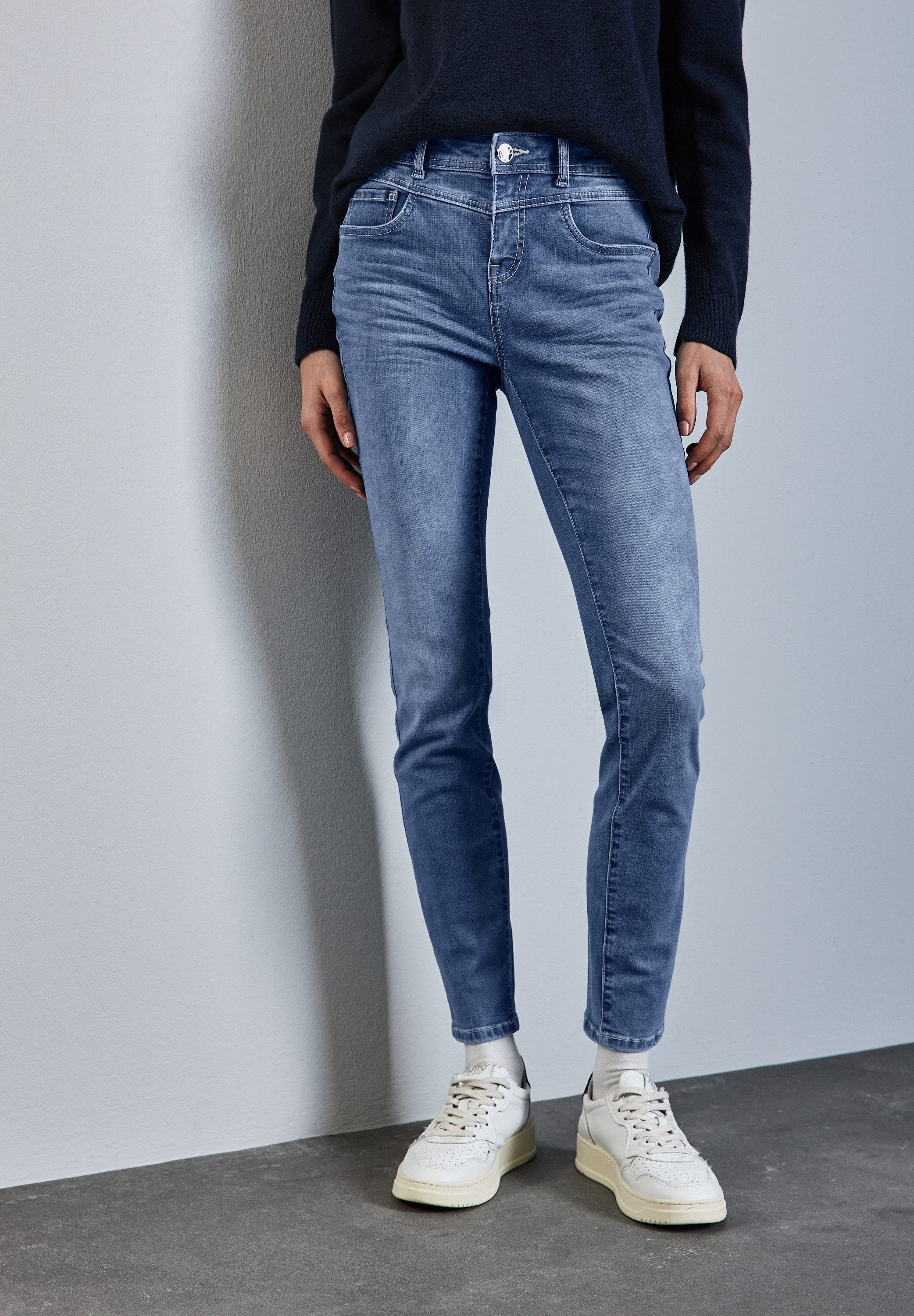 STREET ONE Slim-fit-Jeans Style YORK günstig online kaufen