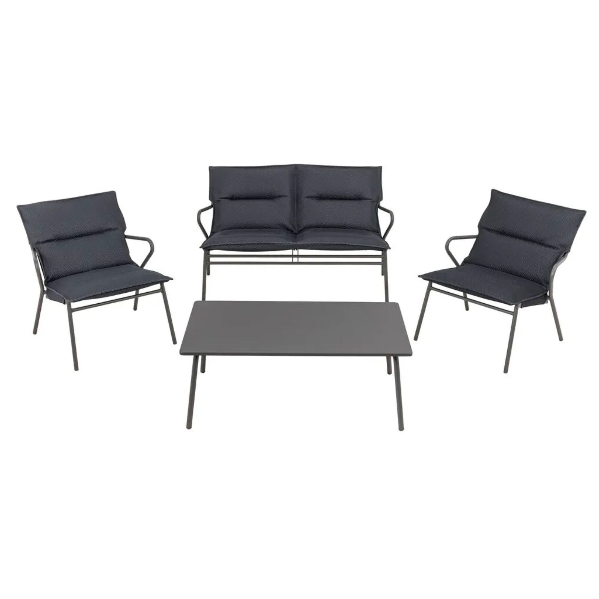 Lafuma Gartenlounge-Set Lafuma Lounge Set VENCE BeComfort® 2 Кресла, 1 Sofa, 1 Tisch