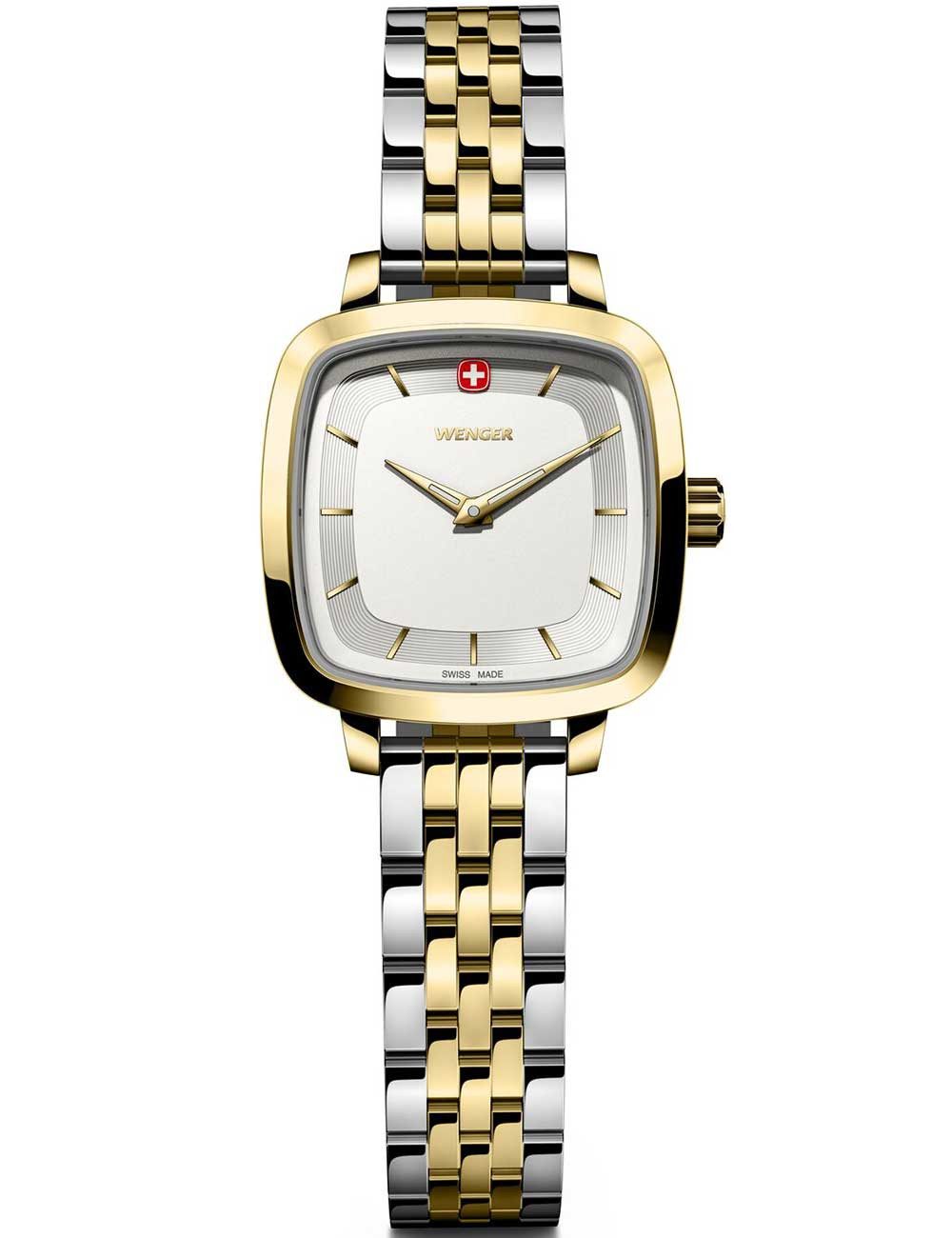 Wenger Quarzuhr Wenger 01.1911.105 Damenuhr Vintage Classic 27mm 5ATM Wenger 01.1911.105 Damenuhr Vintage Classic 27mm 5ATM