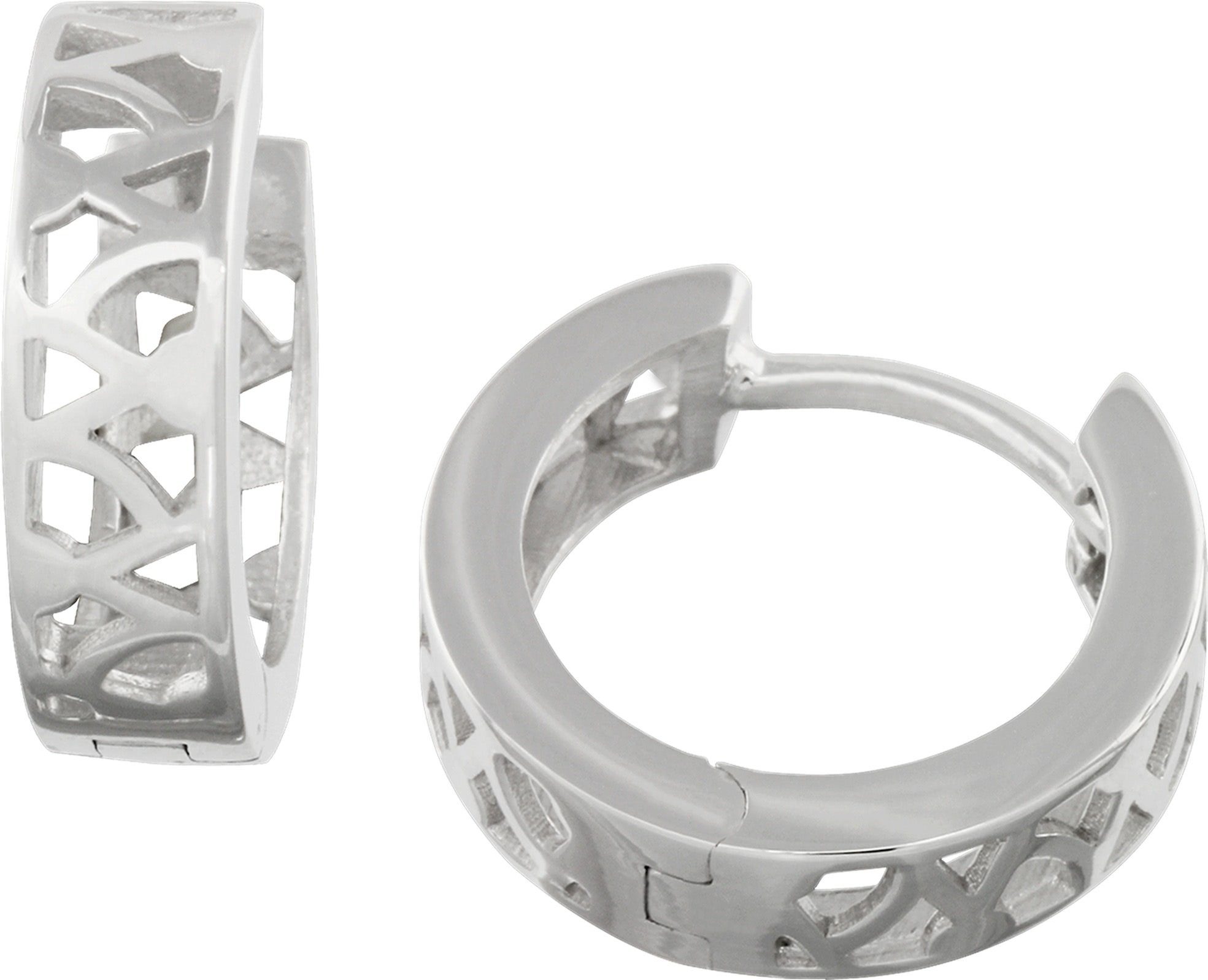 Paar Creolen SilberDream Ohrringe 15mm Damen-Schmuck