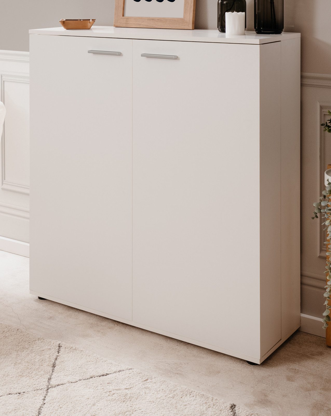 Furn.Design Schuhschrank Logu (Kommode in weiß, günstig online kaufen