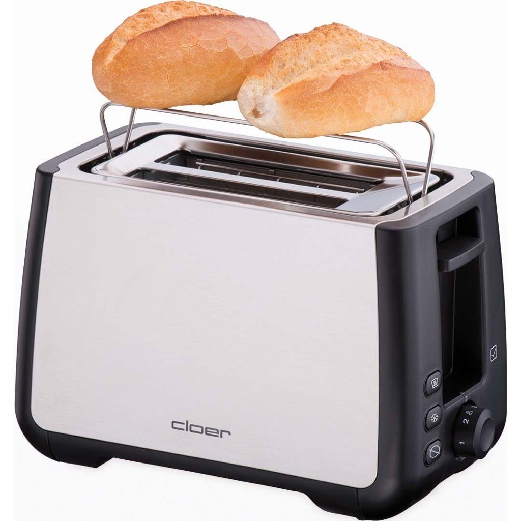 Cloer Toaster 3569 Toaster XXL Edelstahl
