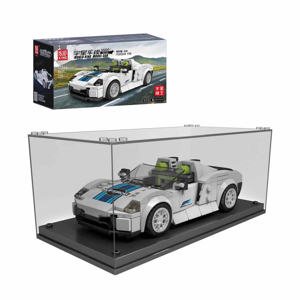 Mould King Mould King 27044 Porsha 918 Sportwagen inkl. Showcase Spielbausteine