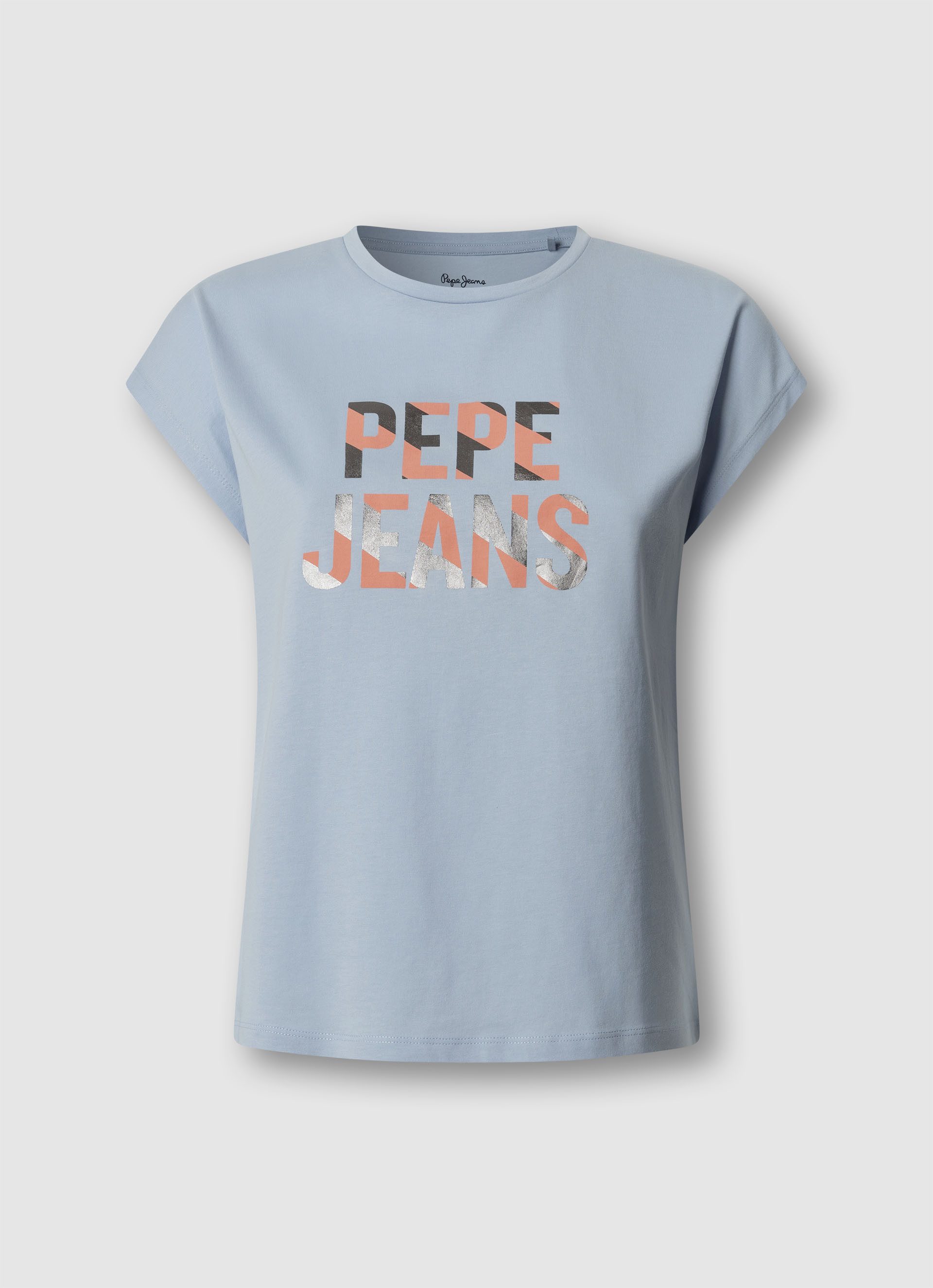 Pepe Jeans T-Shirt CATALINA aus Baumwolle, Logoschriftzug