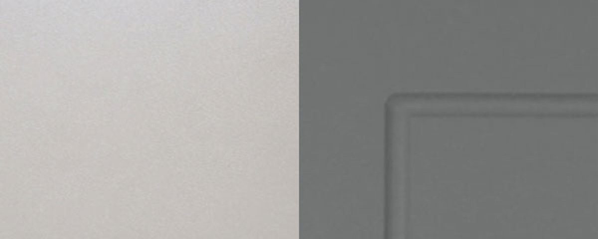 Korpusfarbe (2 Ecken) grey Schubladen & für abgerundete mit Backofenumbauschrank Feldmann-Wohnen Mikrowelle, Front- Kvantum matt dust Fräsungen, Soft-Close), Box, & 60cm wählbar grifflos dekorativen Selbsteinzug, Klappe (Vollauszug-REJS Comfort Kompaktofen