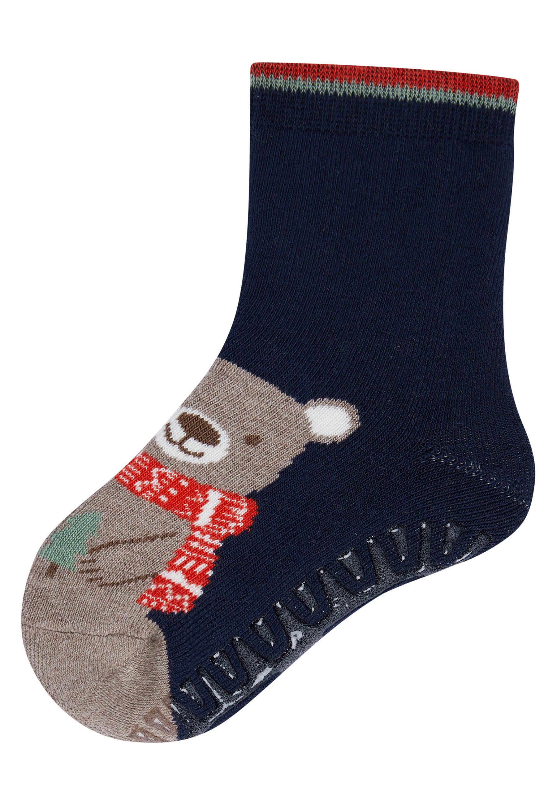 Sterntaler® ABS-Socken Fliesen Flitzer SOFT Bär