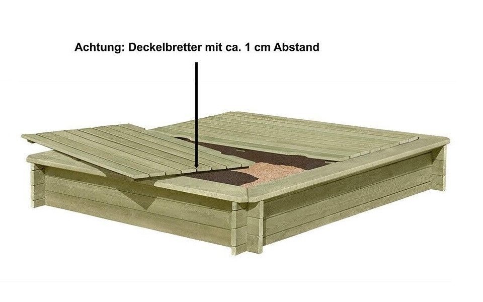 Gartenpirat Sandkasten aus Kiefernholz imprägniert Sandkasten günstig online kaufen