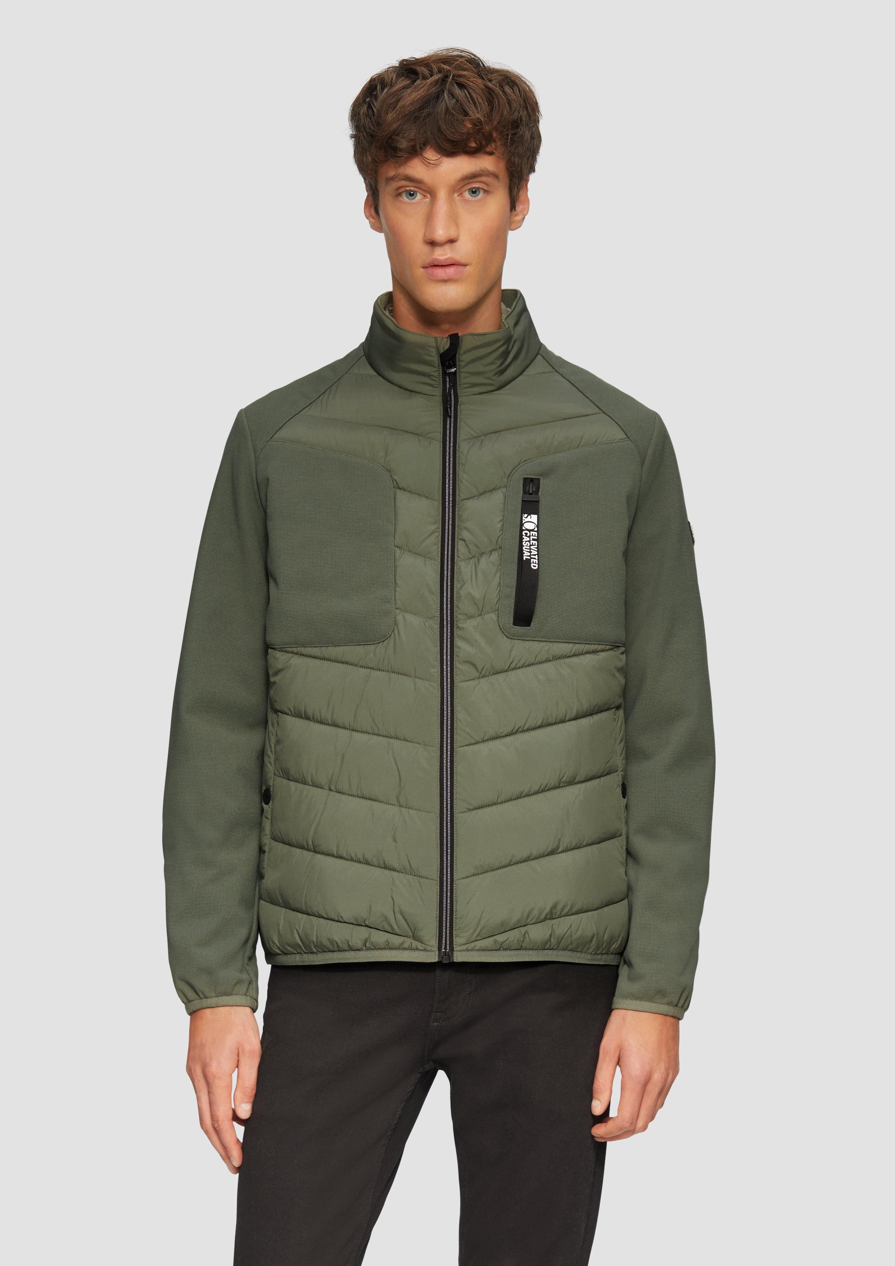 s.Oliver Allwetterjacke Materialmix-Jacke mit sportiven Kontrastdetails günstig online kaufen