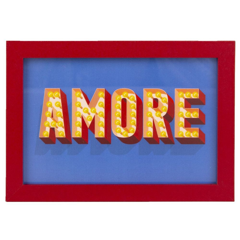 MICA Bilderrahmen Bilderrahmen rot - ca. 10 x 15 cm - 1 Stück