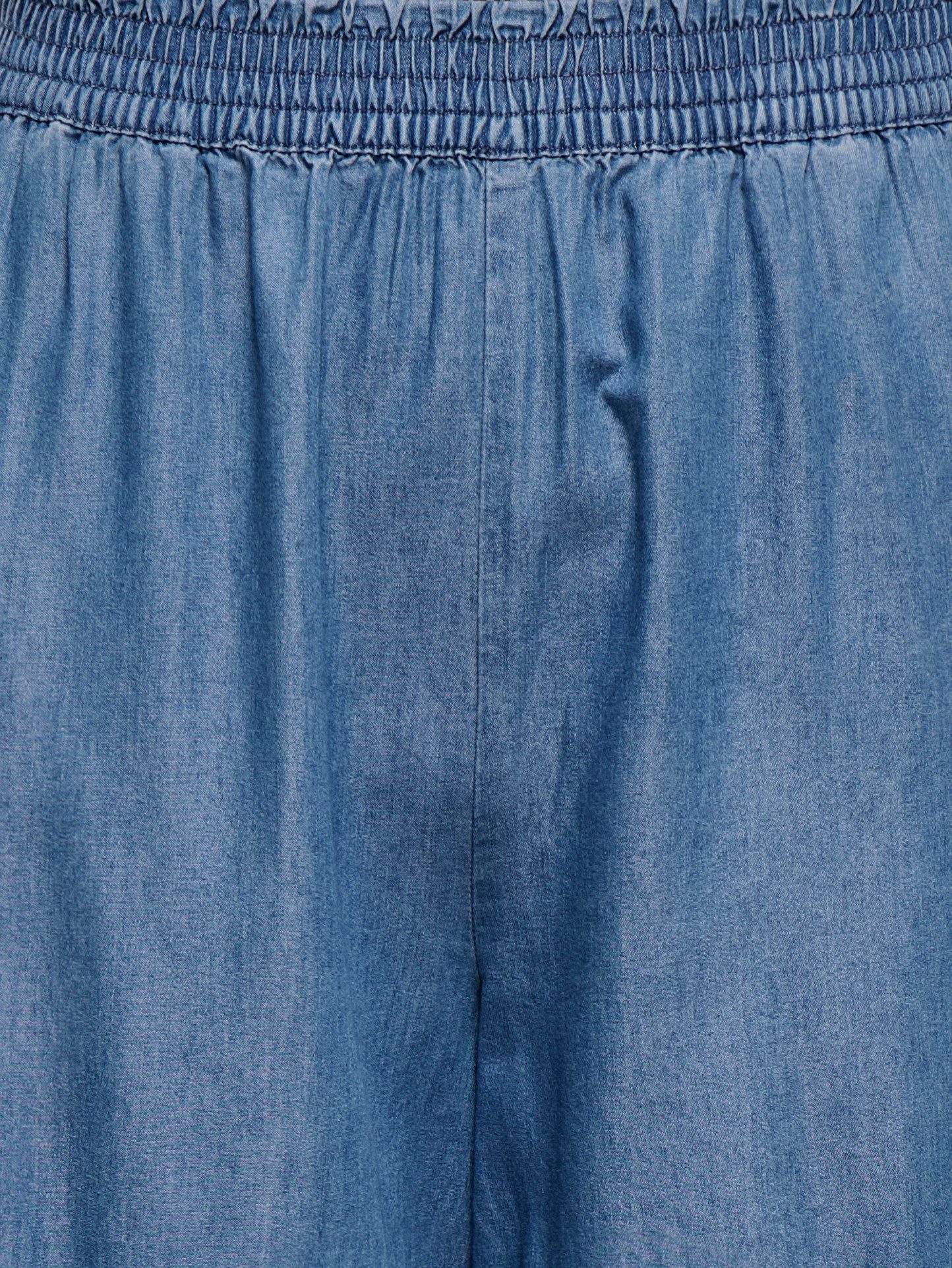 ONLY Weite Jeans ONLETTY-BEA ELASTIC WIDE DNM QYT Baumwollmischung, regular waist