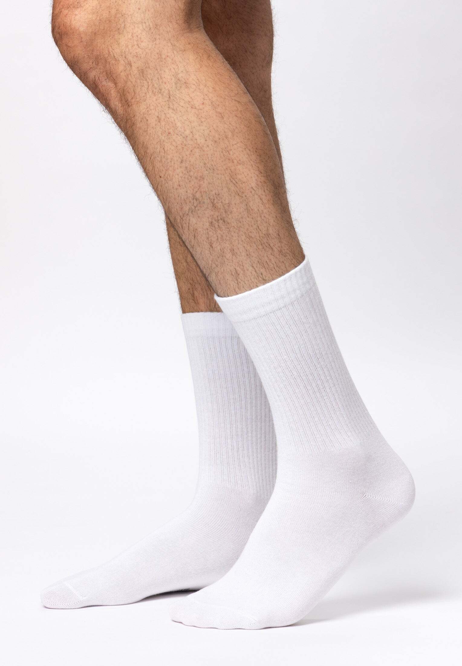 SNOCKS Tennissocken Hohe Sportsocken Premium (4-Paar) aus Naturzellulose, weiches Tragegefühl, stylisch im Alltag