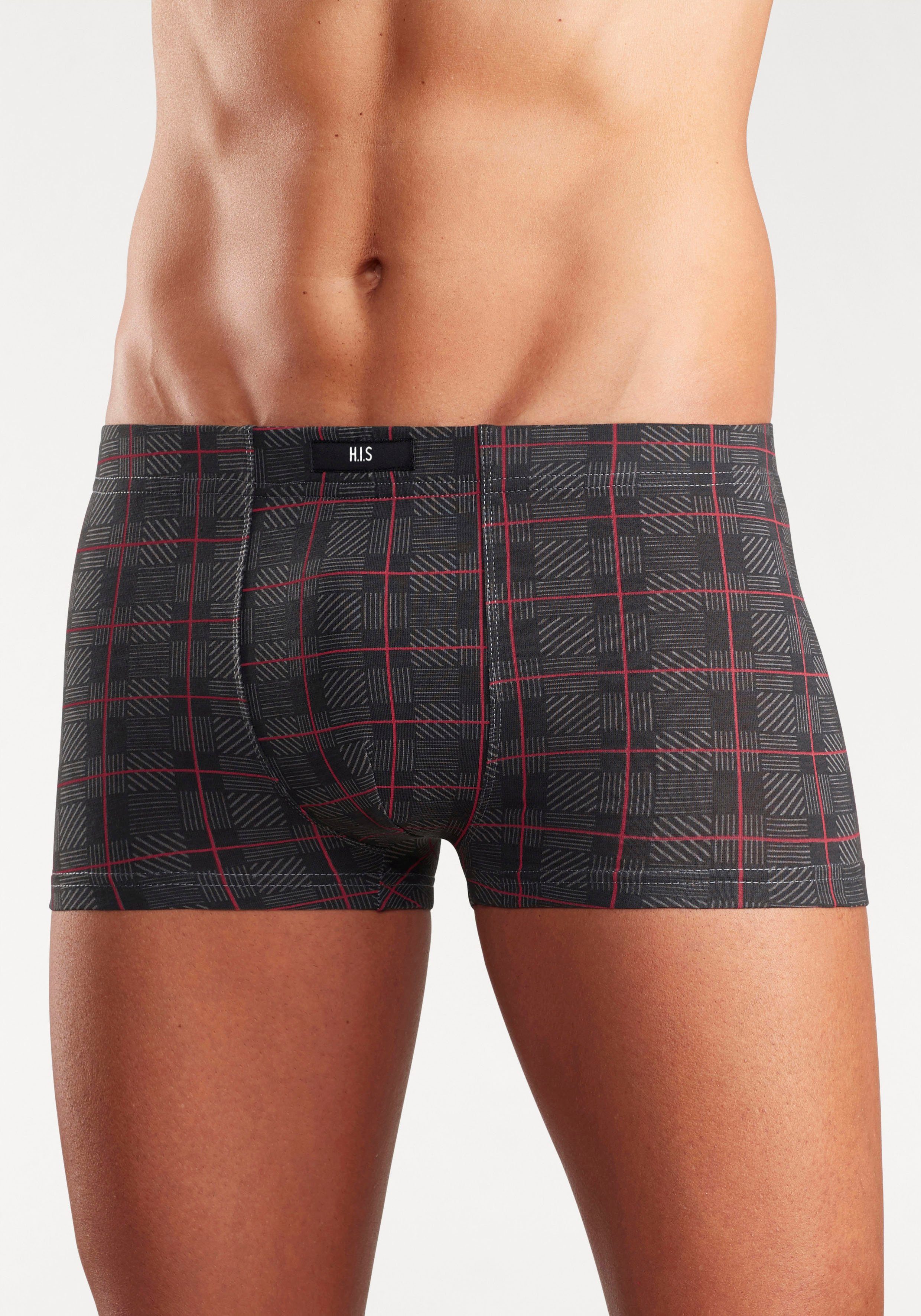 H.I.S Hipster (Packung, 5-St) knapp sitzende Boxershorts aus Baumwoll-Stretch