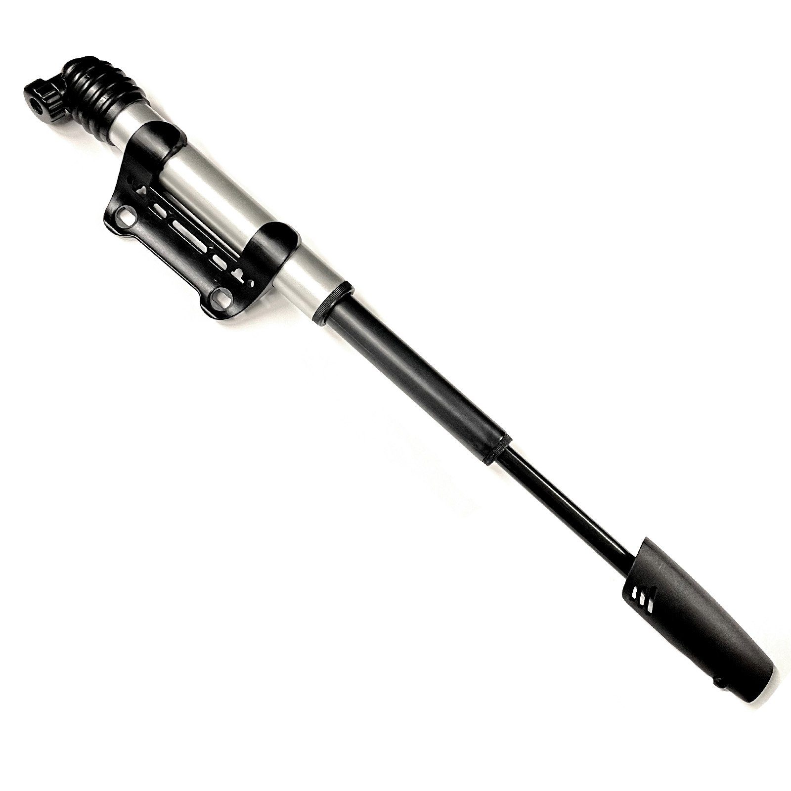 HAC24 Luftpumpe Fahrradpumpe Handpumpe Ballpumpe Mini Handluftpumpe (1-tlg), Inkl. Rahmenbefestigung & Ventilnadel