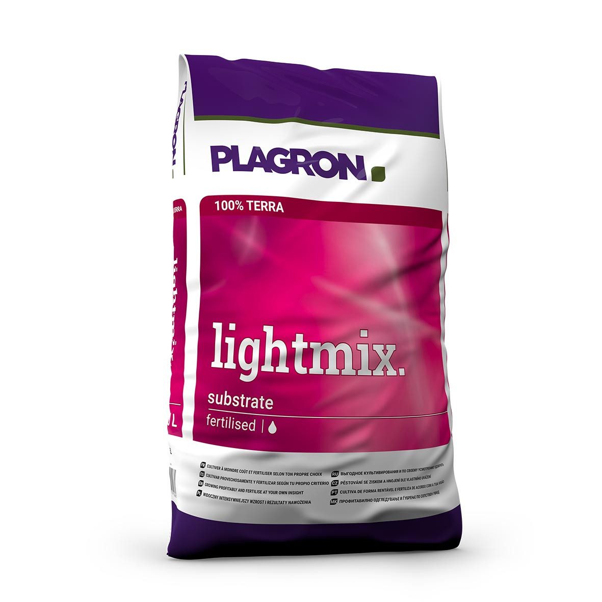 Plagron Pflanzerde Light Mix mit Perlite Bio Erde Sack, mit Mineralisch vorgedüngt, 50 Liter