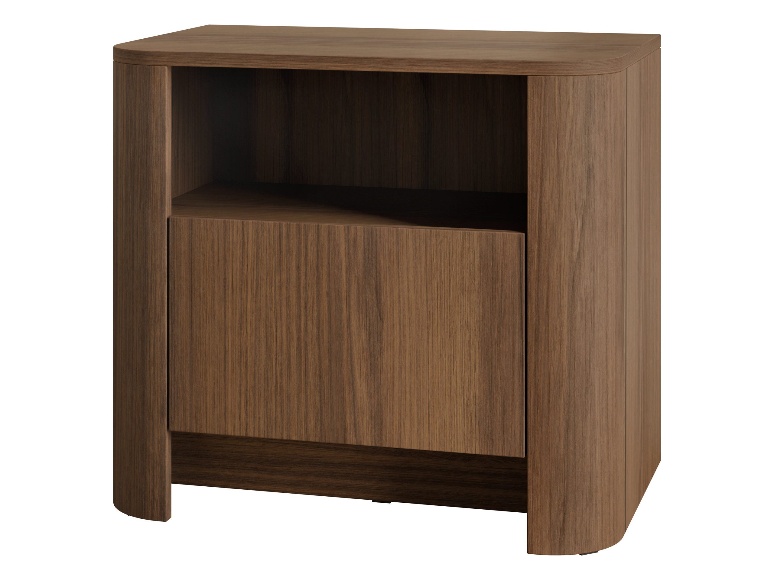 MIRJAN24 Nachttisch Bari S58 (mit Schublade), Kugelgleitschienen, 58x39x52 cm