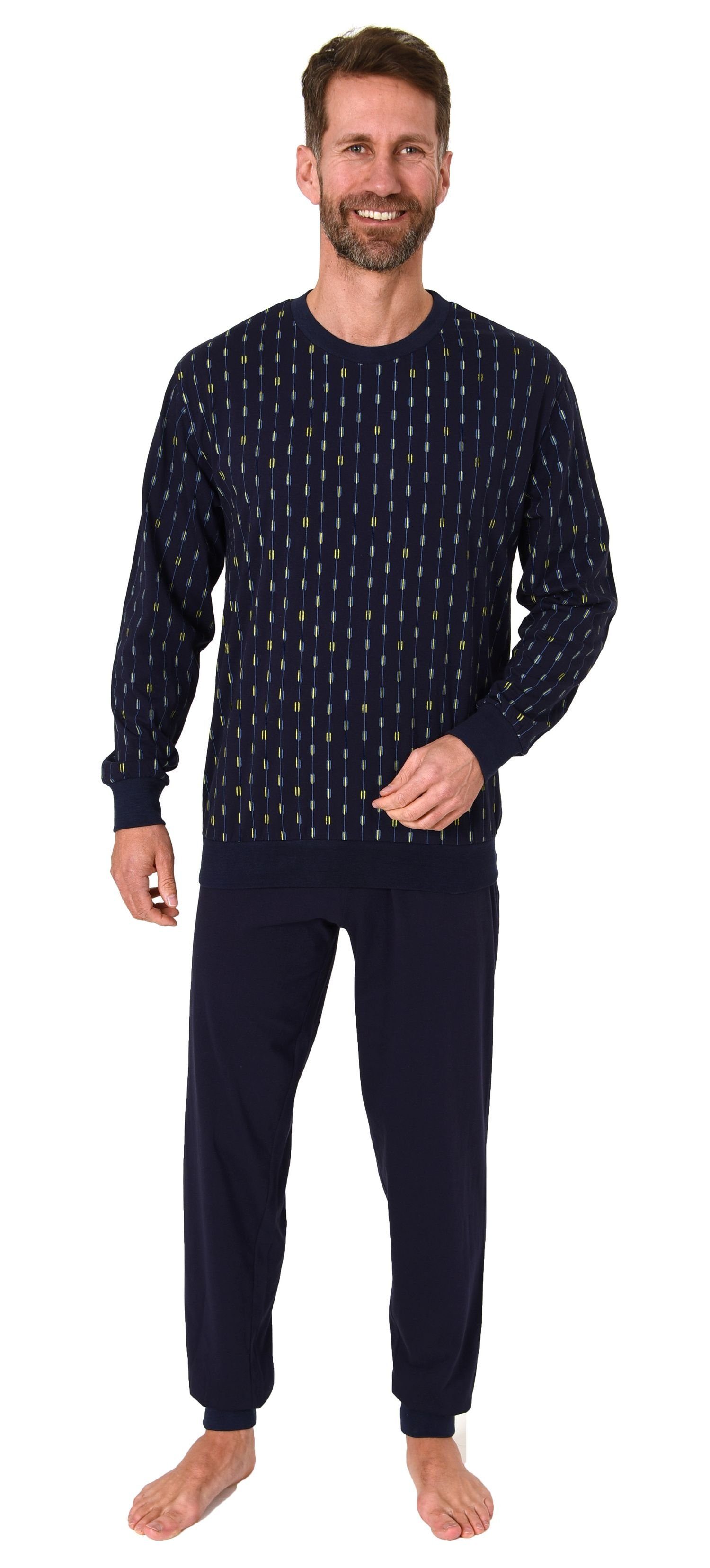 Normann Pyjama Herren Schlafanzug langarm, Pyjama günstig online kaufen