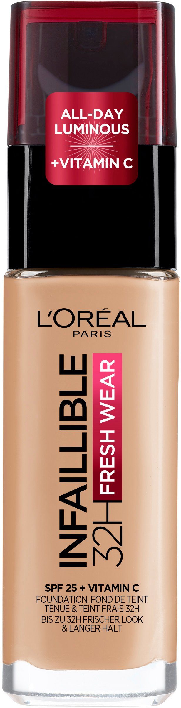 L'ORÉAL PARIS Foundation Infaillible 32H Fresh Wear Make-up, mit langanhaltender Formel