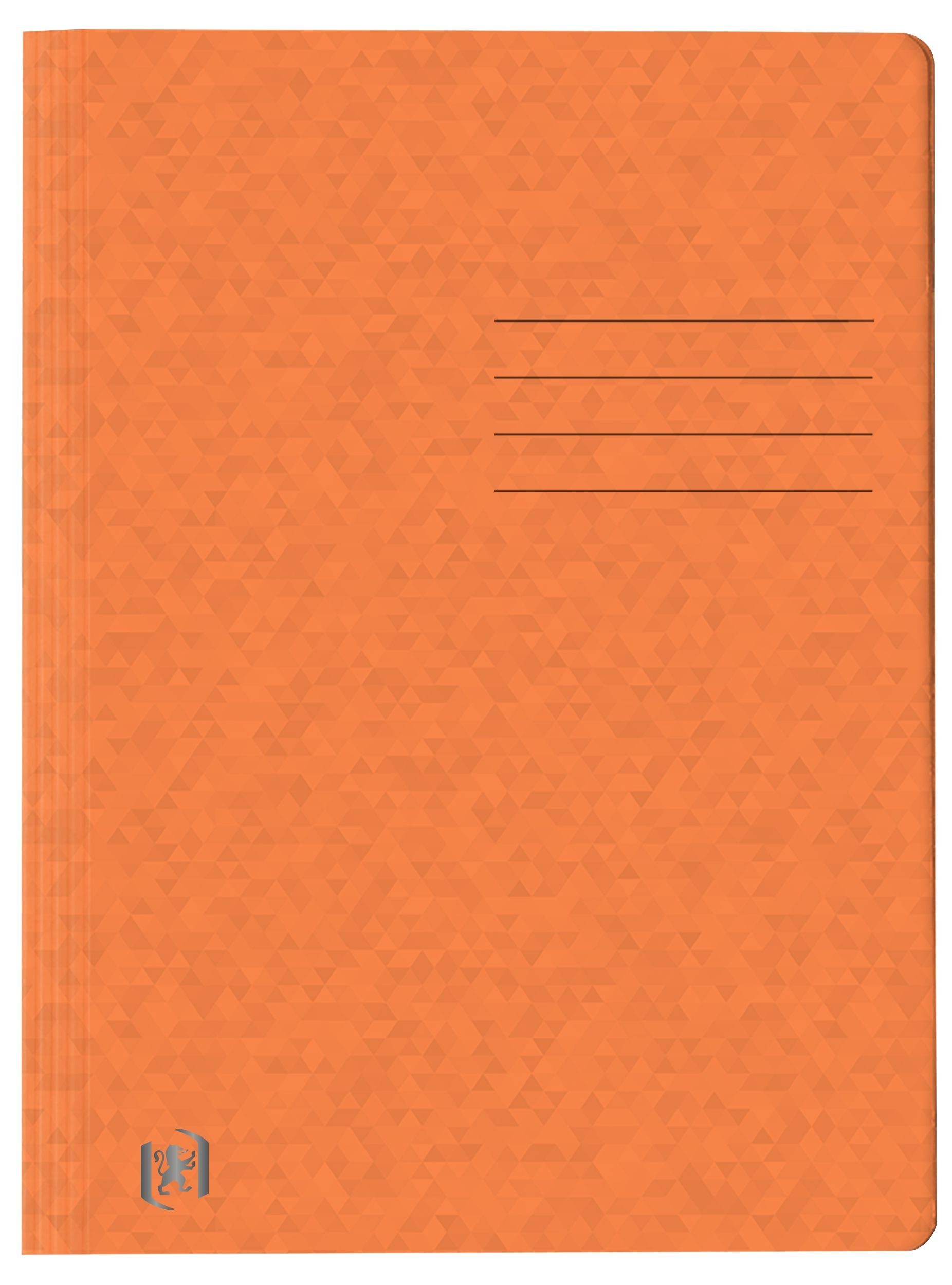 OXFORD Hefter Schnellhefter TOP FILE+ - A4 Karton 390g/qm kfm. und Amtsheftung orang