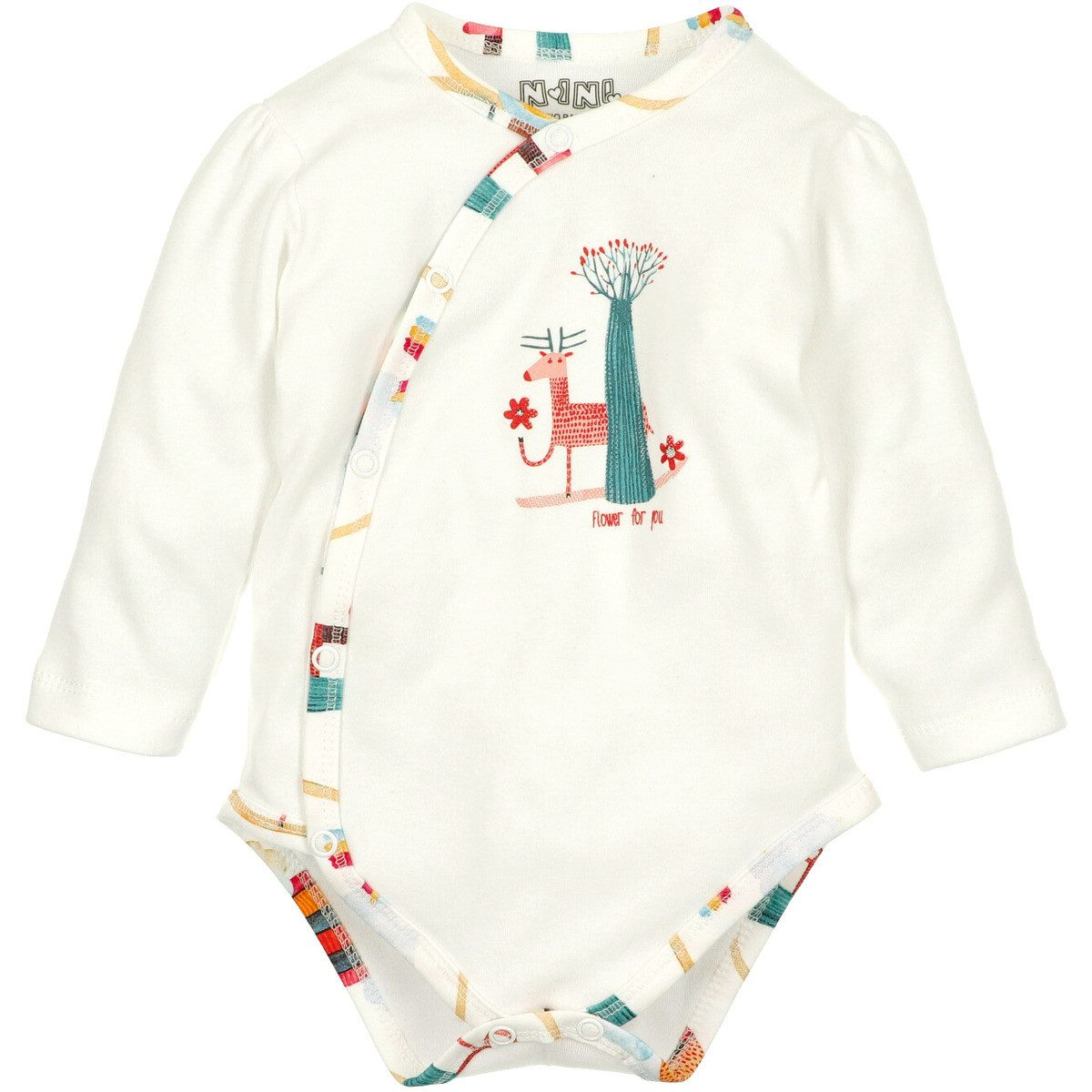 Langarmwickelbody Wald Unisex Kinder