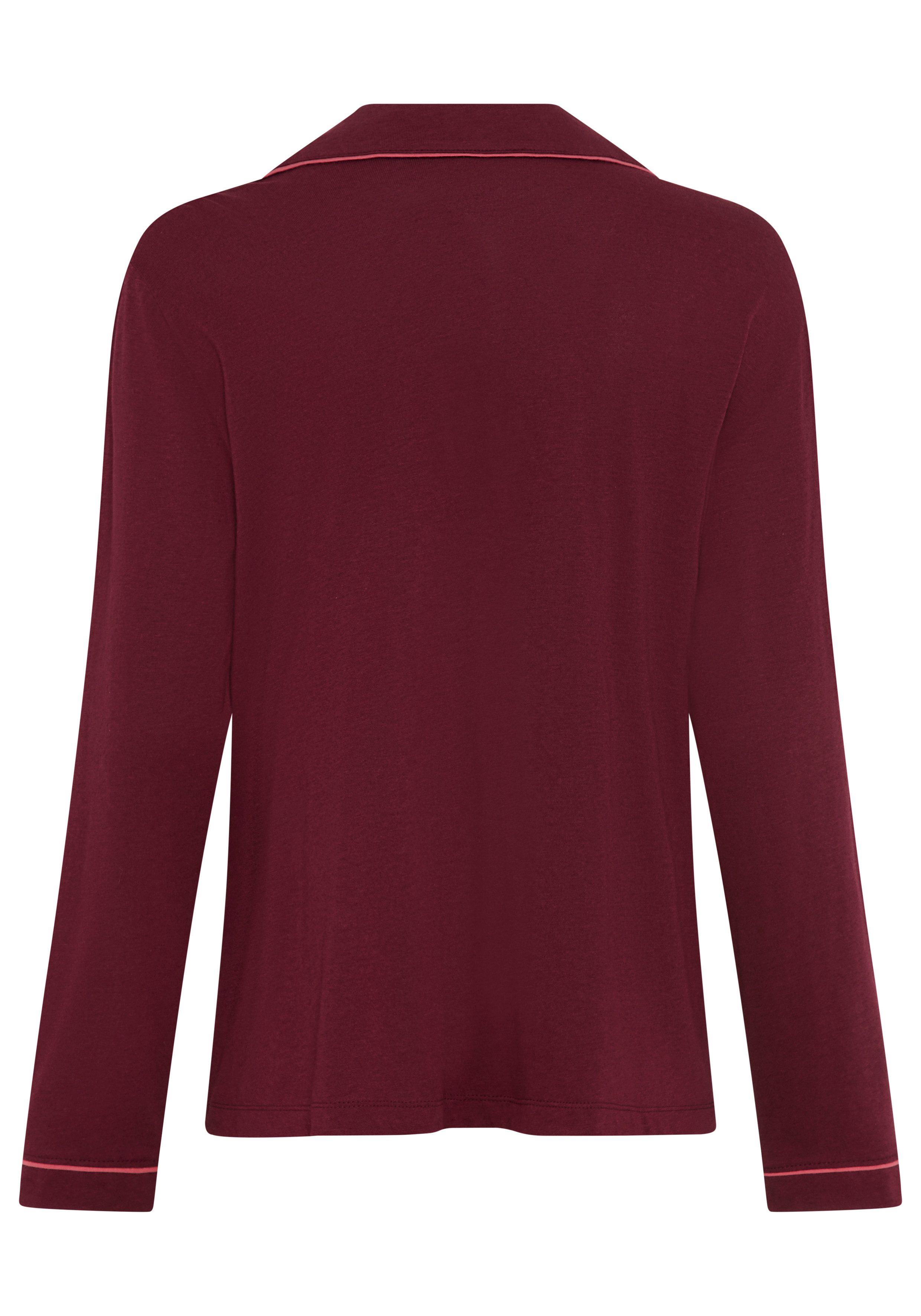 LASCANA Pyjamaoberteil (1-tlg) mit Kontrastpaspeln – Bild 4 von 5