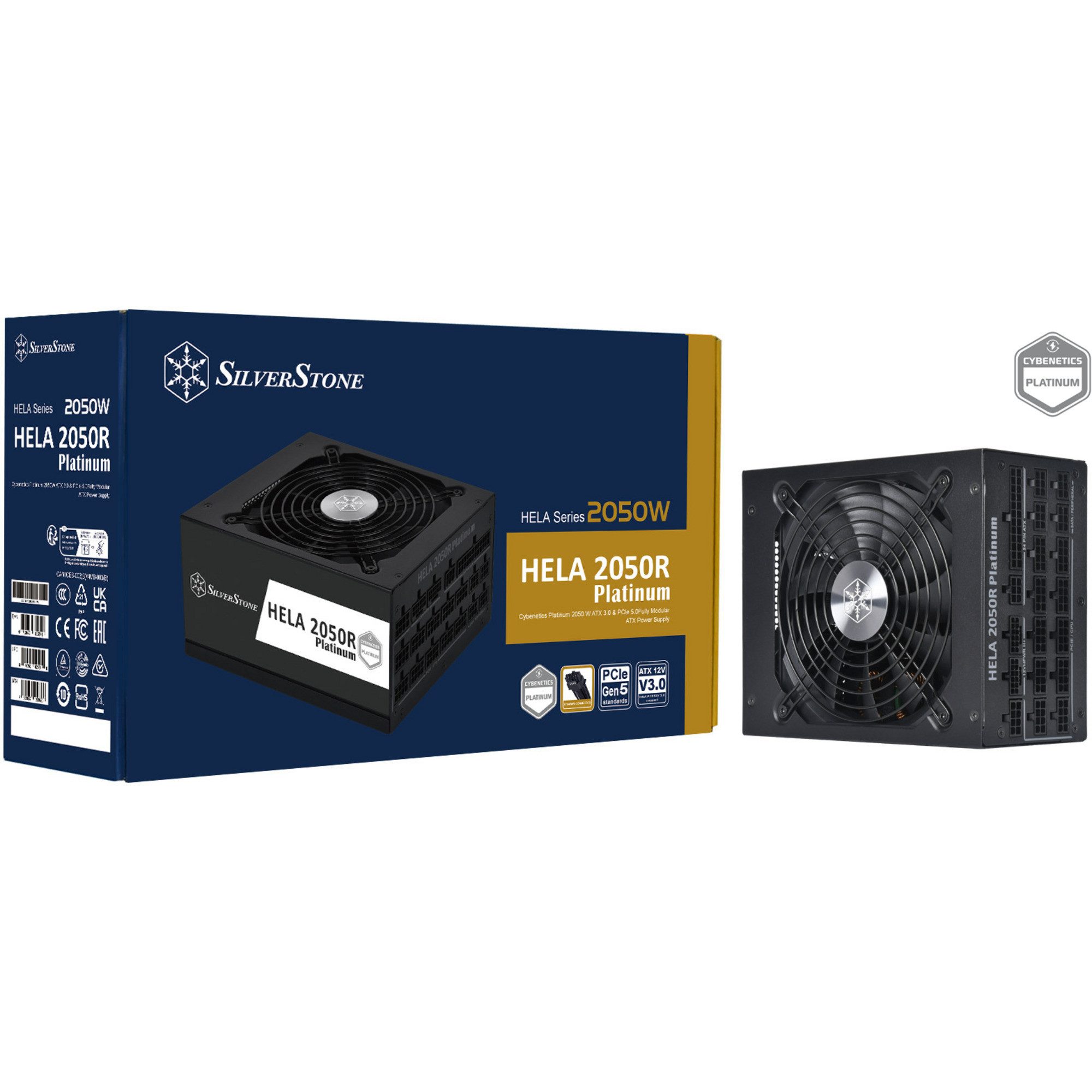 Silverstone SilverStone SST-HA2050R-PM, PC-Netzteil, (2x PC-Netzteil (Cybernetics Platinum)