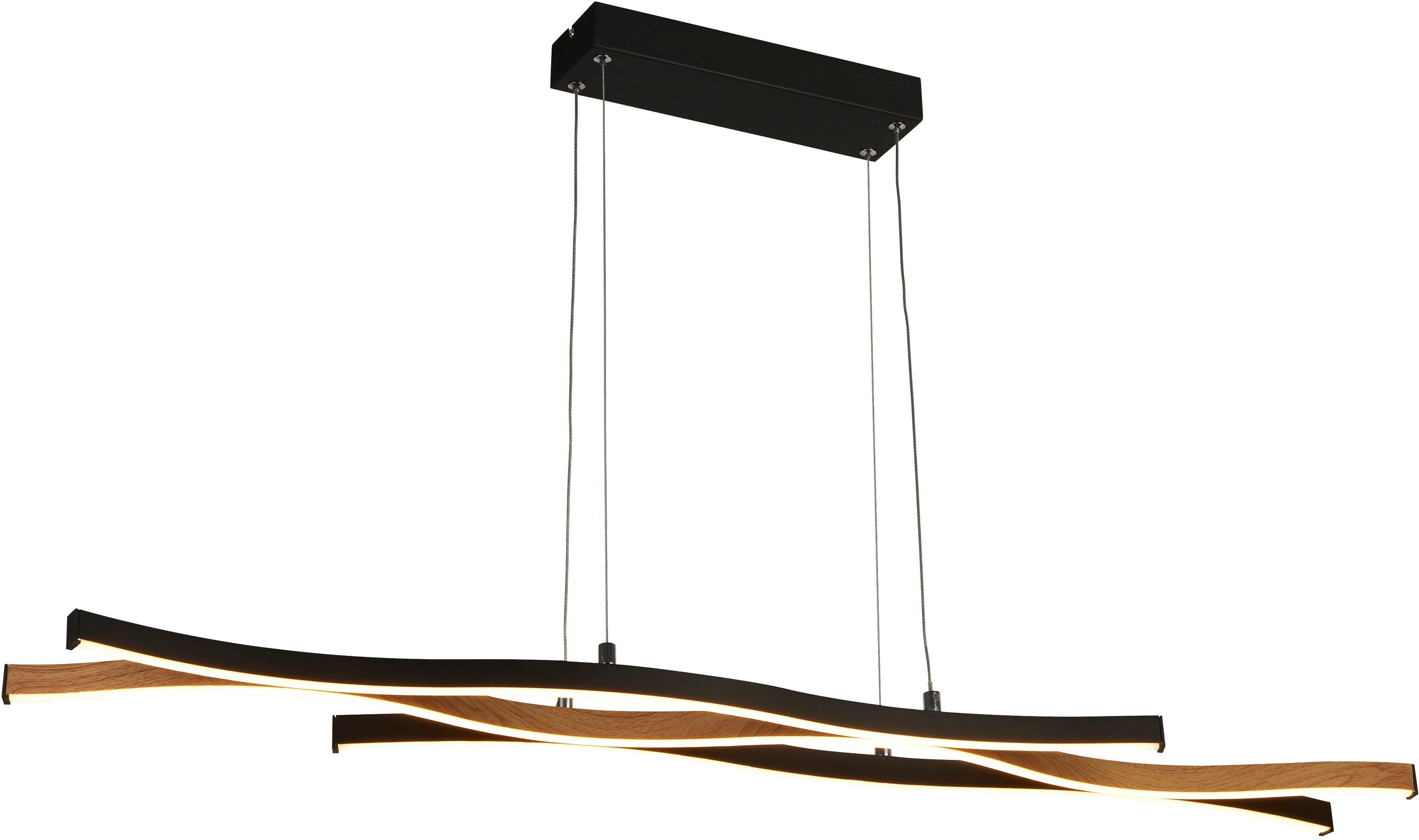 Searchlight LED-Hängeleuchte Bloom, Pendelleuchte 1-flammig, Dimmer, LED fest integriert, Farbwechsler, CCT über Wandschalter 3-stufig, höhenverstellbar 30 bis 150 cm