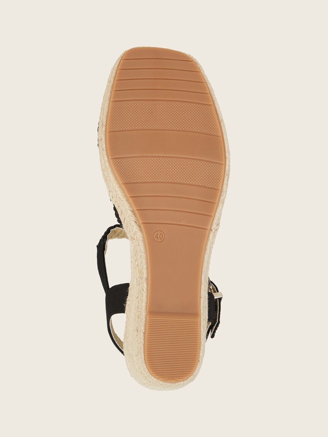 TOM TAILOR Shoes Licence Keilsandalette (1-tlg) Keilsandalette mit geflochtenen Details