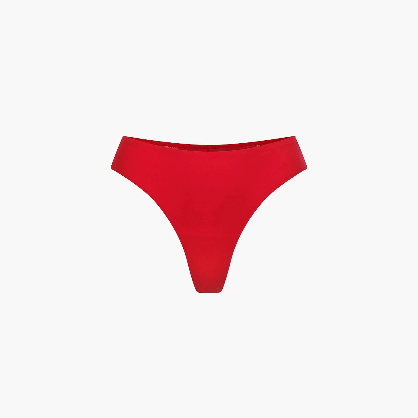 cfab by creamy fabrics Tanga Tanga mit Spitze-Rot-3XL
