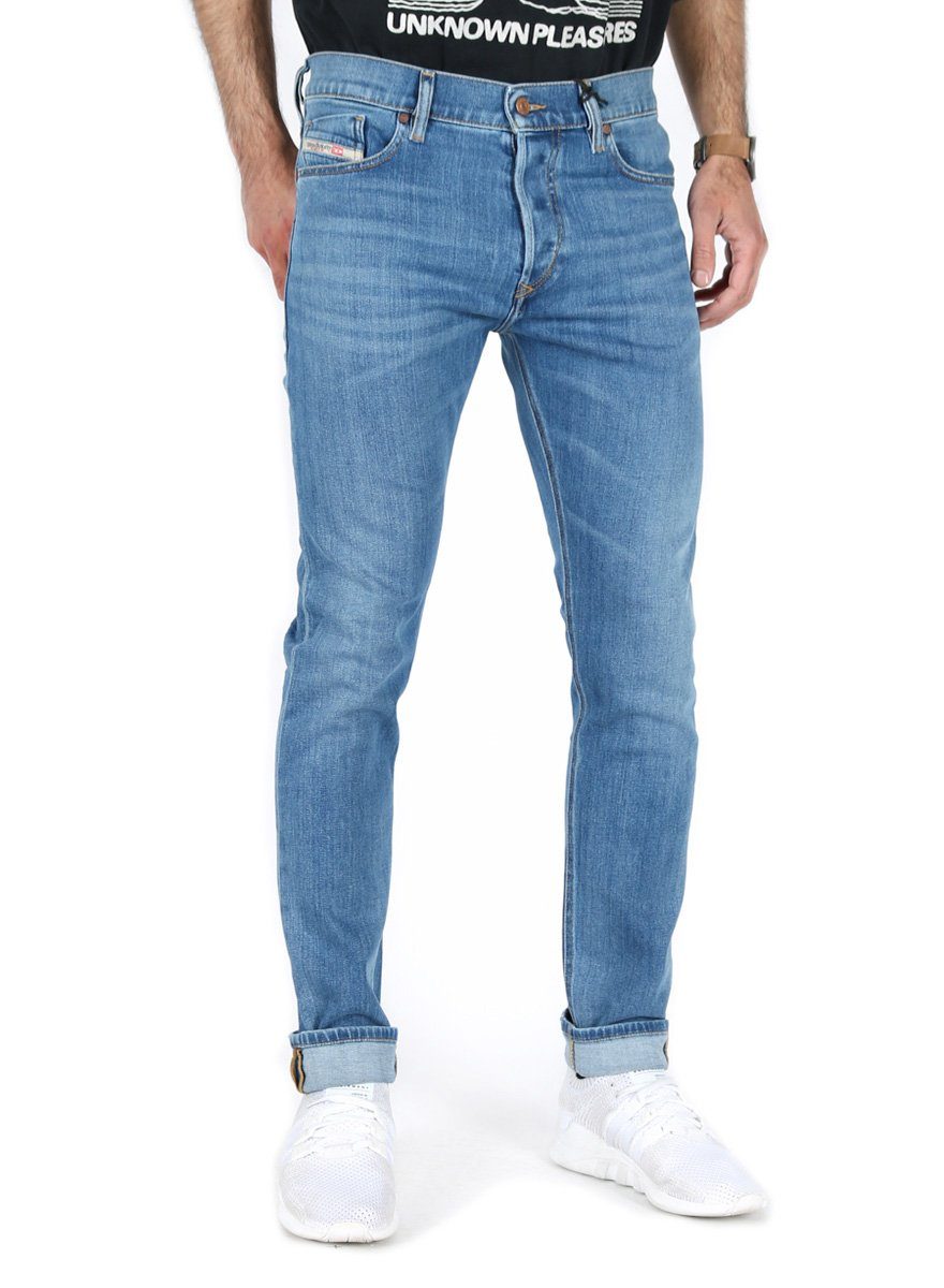 Diesel Tapered-fit-Jeans Diesel Herren Slim Tapered Fit Röhren Stretch Jeans  Blau, Tepphar X R8XA3 online kaufen | OTTO