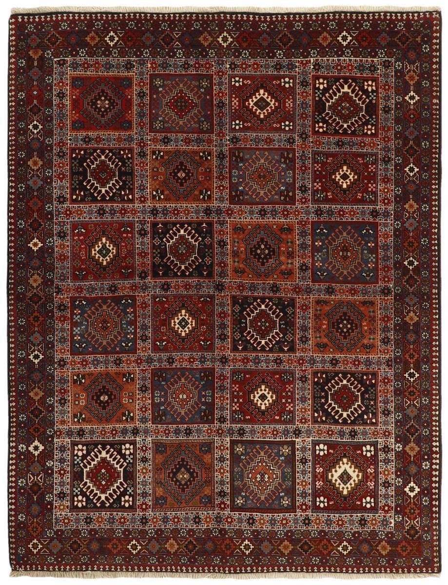 Orientteppich Yalameh 151x196 Handgeknüpfter Orientteppich / Perserteppich, Nain Trading, rechteckig, Höhe: 12 mm