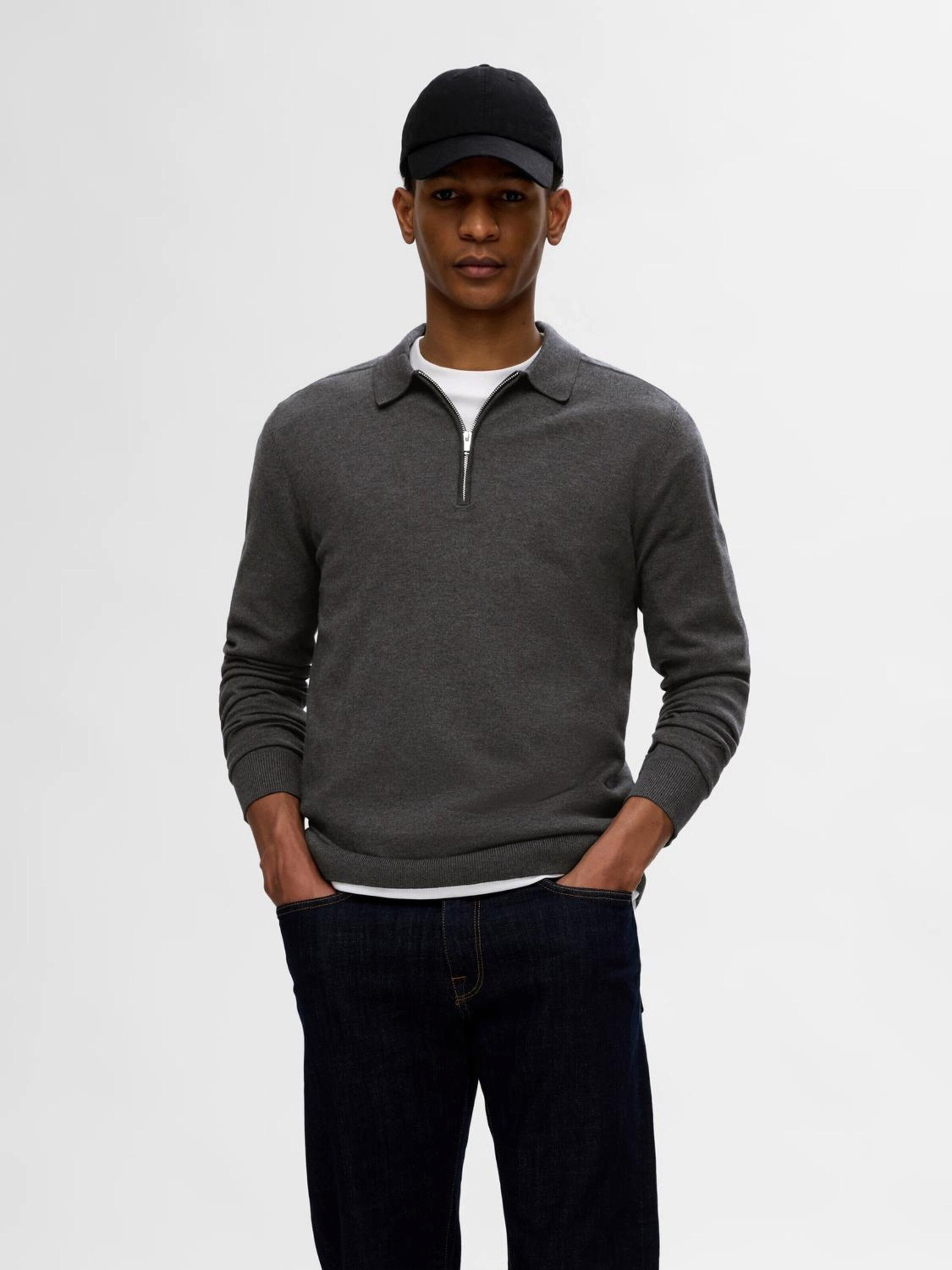 Selected Strickpullover SLHBerg (1-tlg) günstig online kaufen