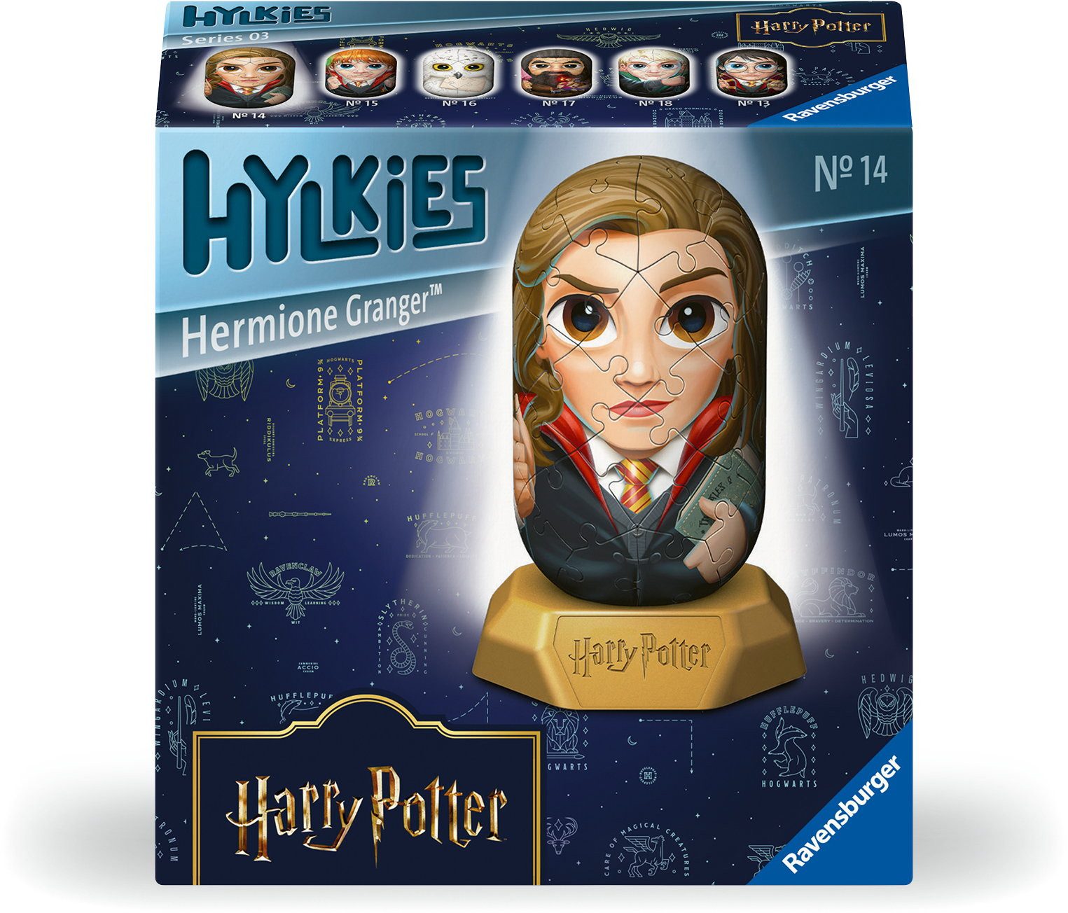 Ravensburger Puzzle 54 Teile 3D Puzzle Hylkies Harry Potter Hermine Sammelfigur 12008001, Puzzleteile