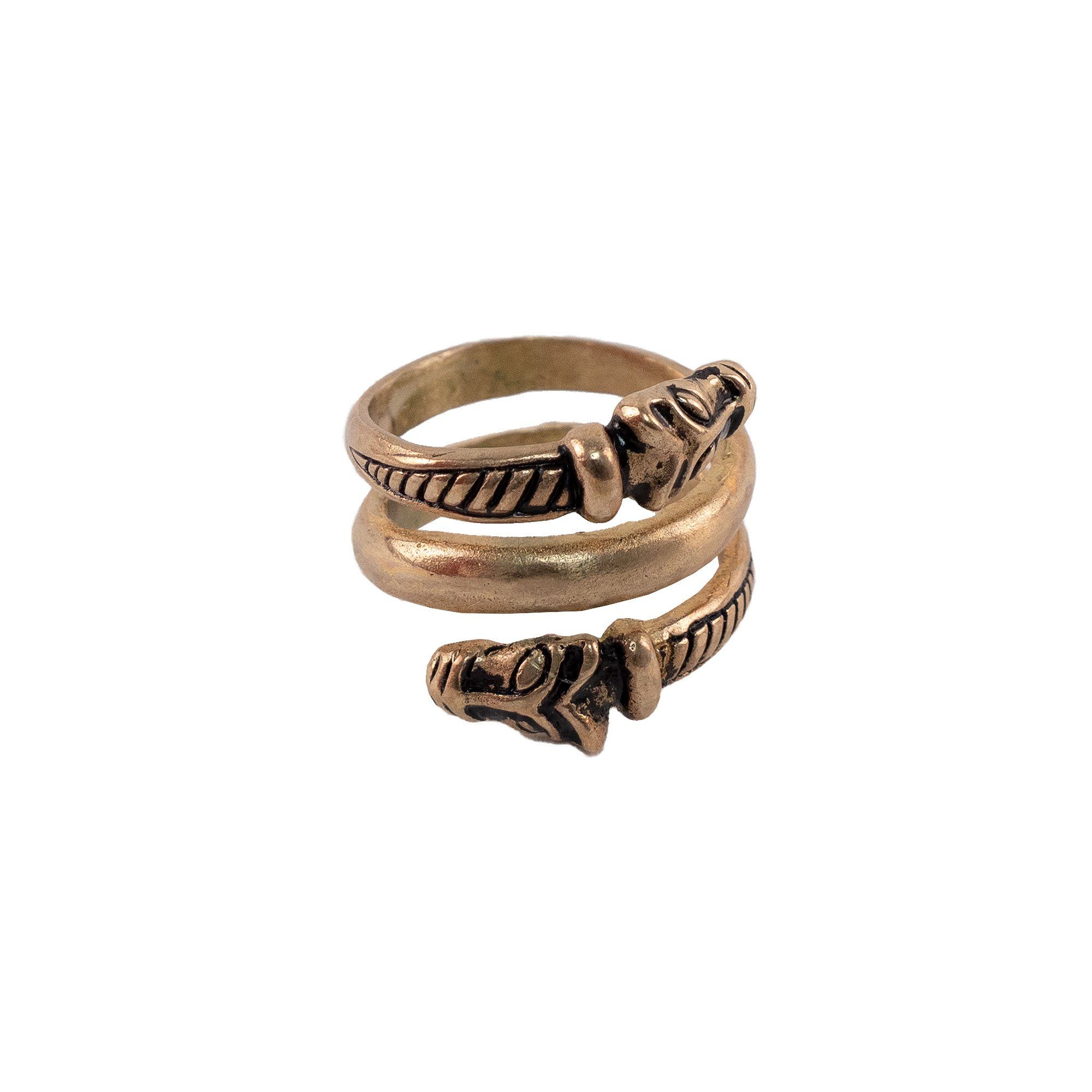 Pera Peris Burgfräulein-Kostüm Wikinger Ring bronze "Fossi" Größe L