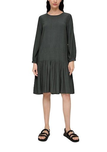 s.Oliver Midikleid mit Musterung