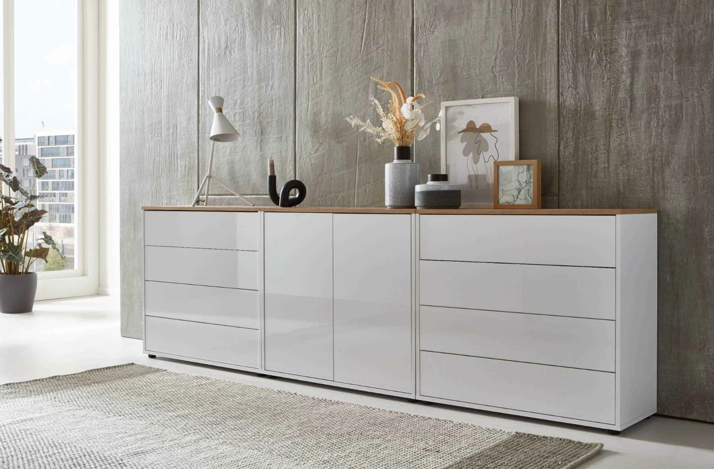 BMG Möbel Sideboard Mailand Set 4 günstig online kaufen