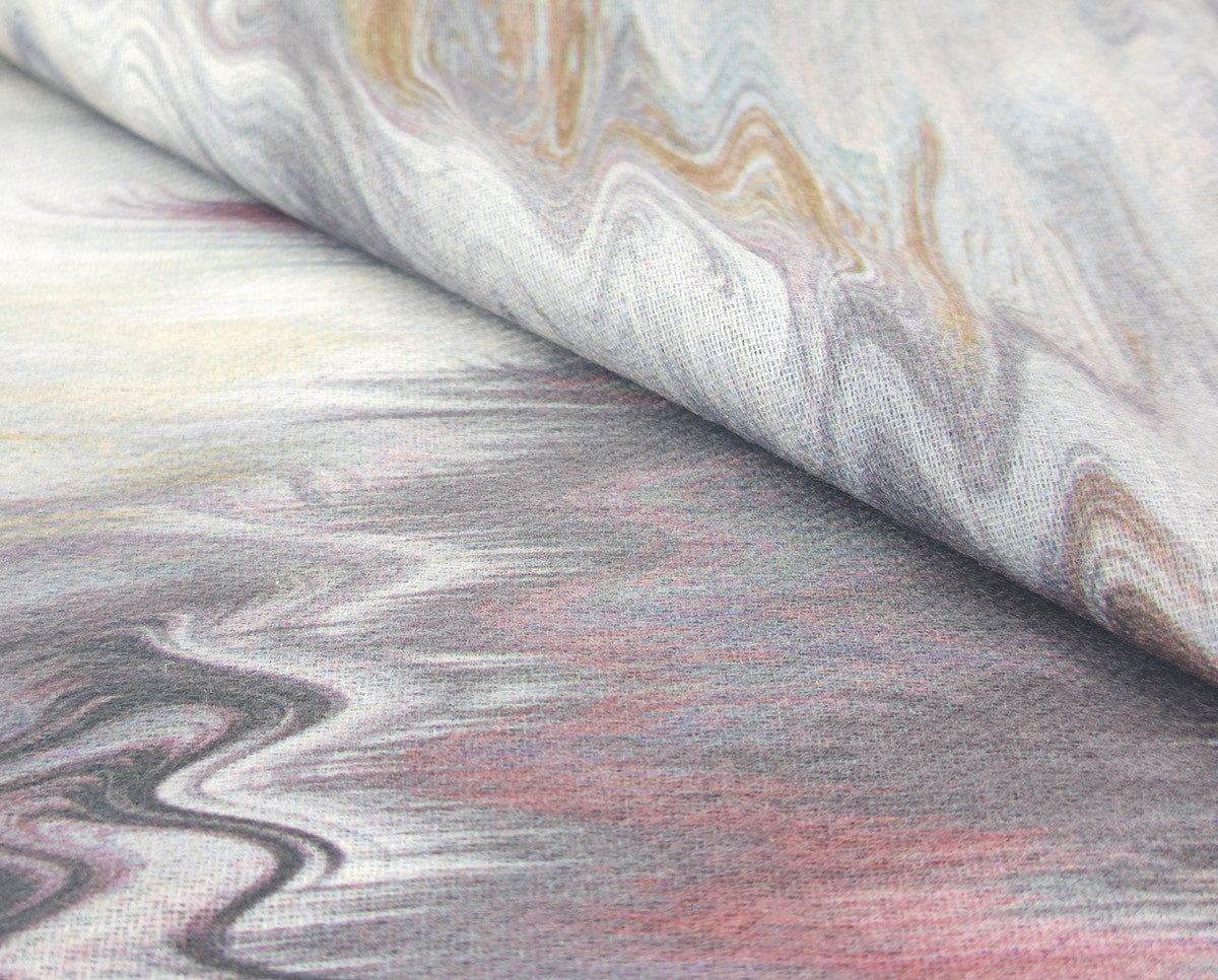 styleBREAKER Loop Loop Schal mit Aquarell Wellenmuster, (1-St)
