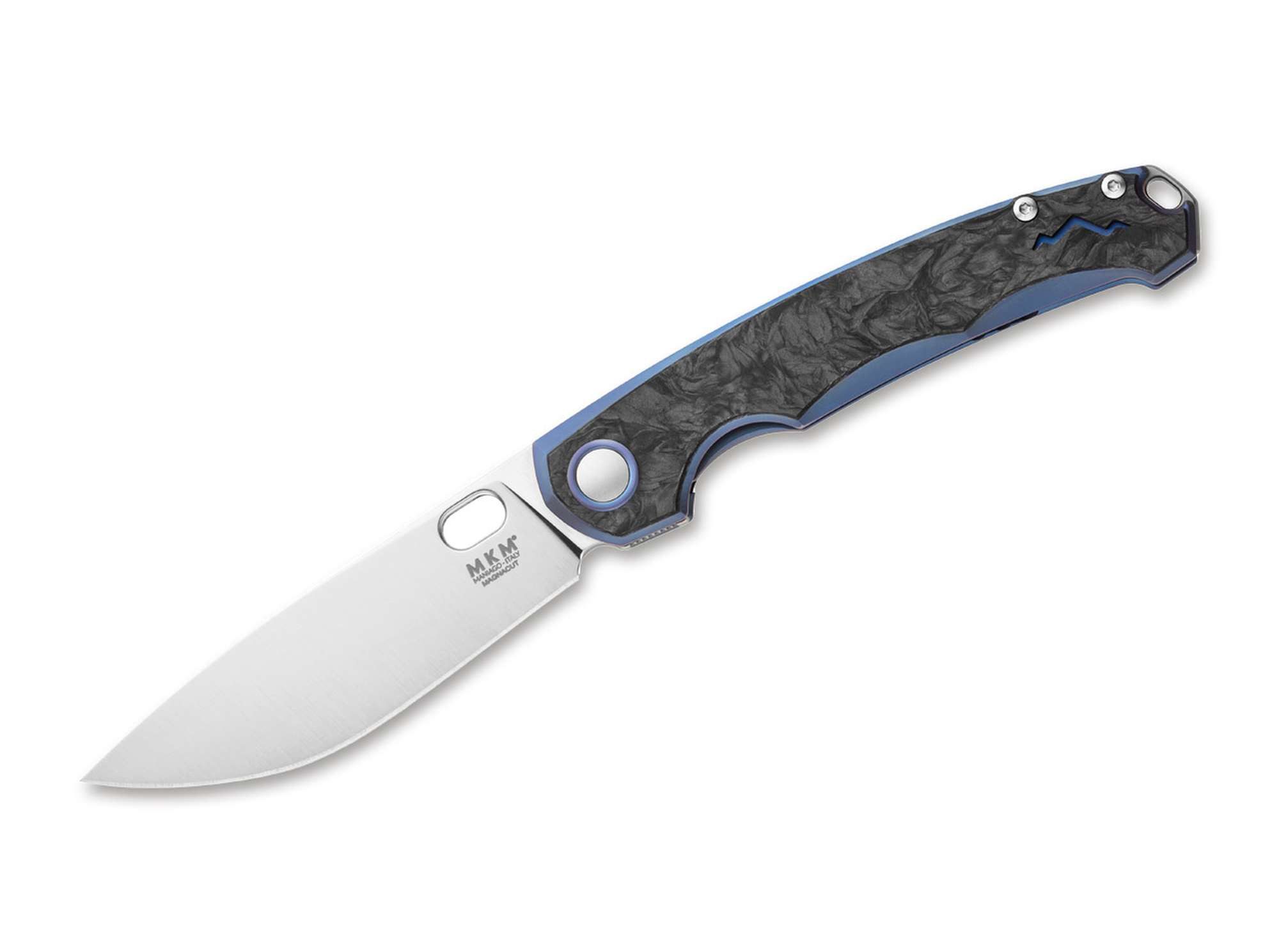 MKM Taschenmesser Taschenmesser Eclipse Titanium CF Blue