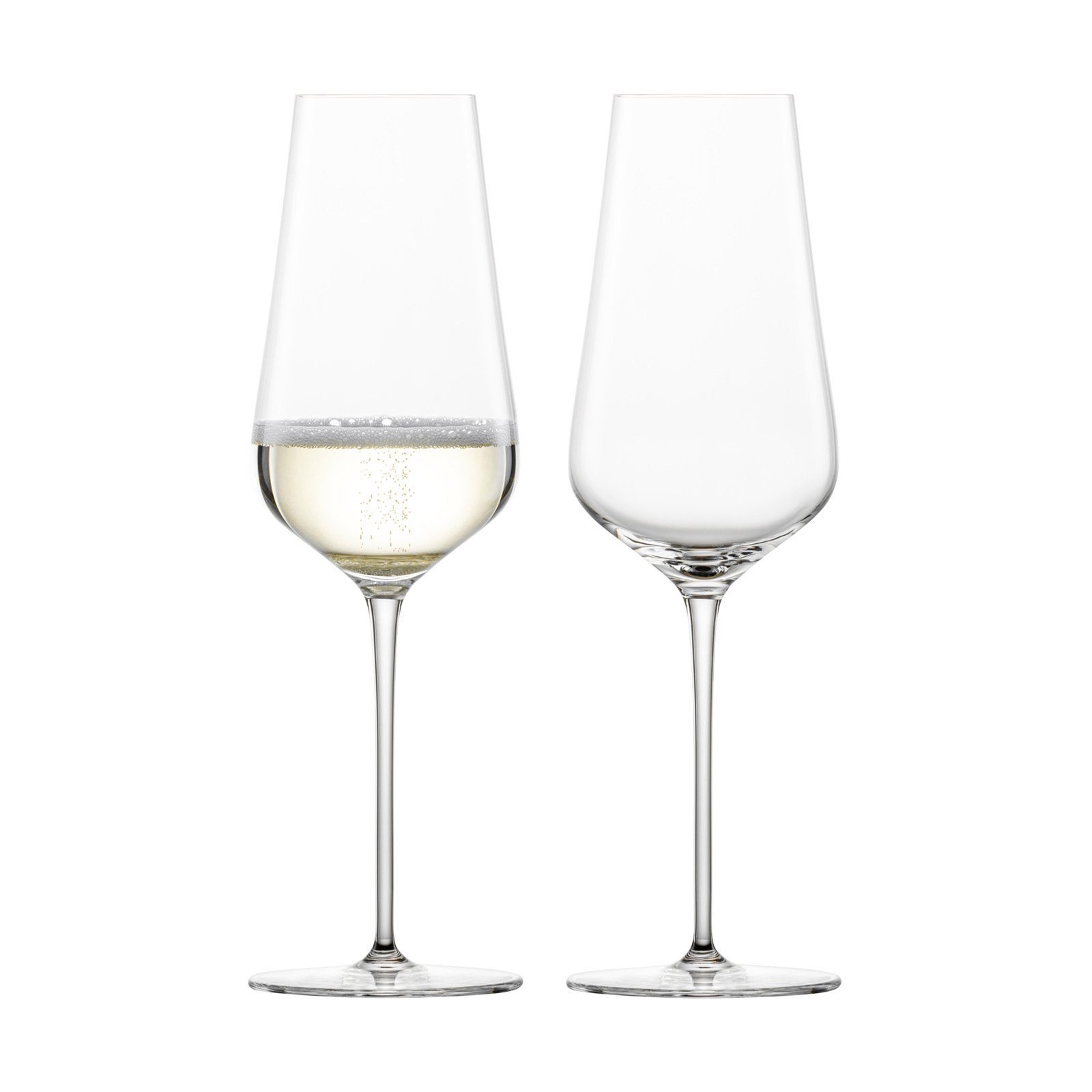 Zwiesel Glas Champagnerglas Duo Champagnergläser 378 ml 2er Set, Glas