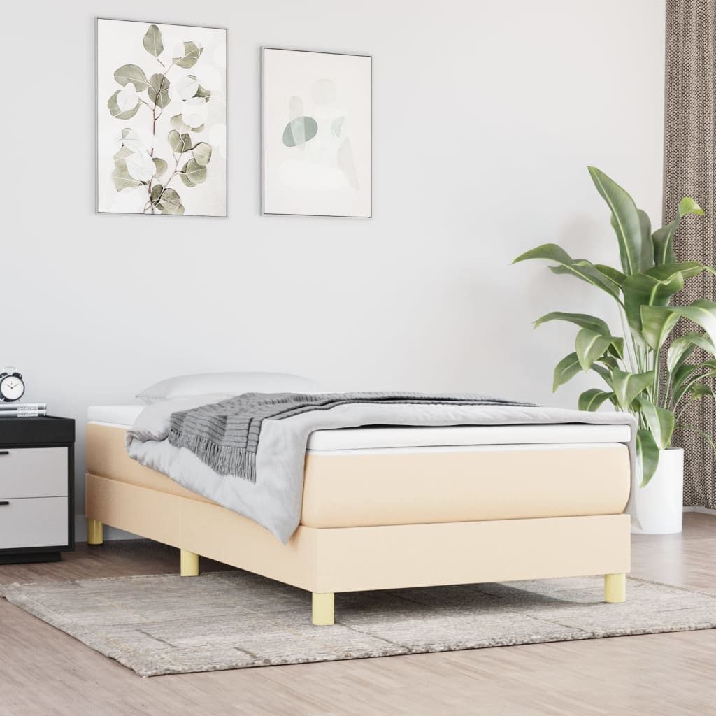 furnicato Bett Bettgestell ohne Matratze Creme günstig online kaufen