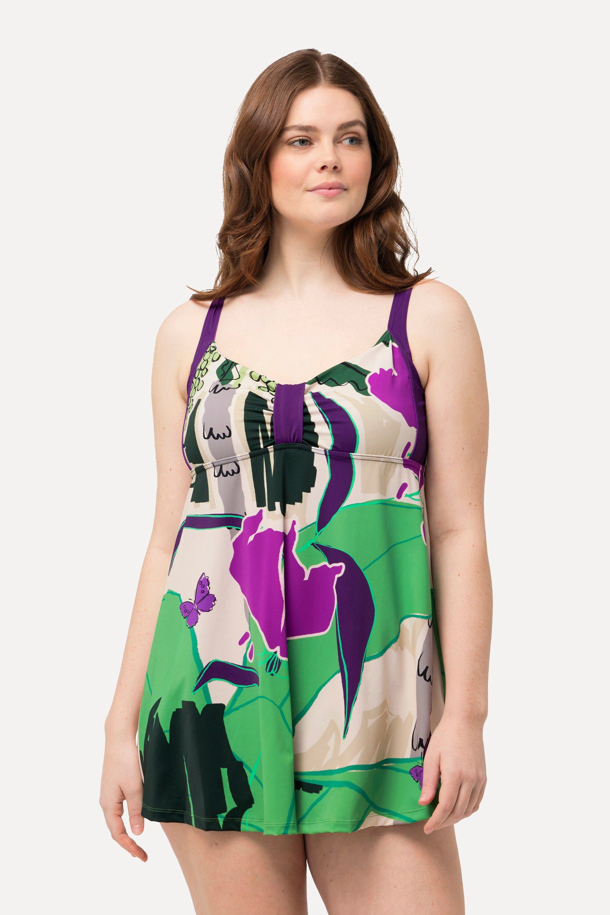 Badekleid Badekleid Palmen Softcups Powermesh-Futter