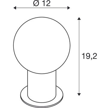 SLV Tischleuchte Tischleuchte Varyt in Chrom E14, keine Angabe, Leuchtmittel enthalten: Nein, warmweiss, Tischleuchte, Nachttischlampe, Tischlampe