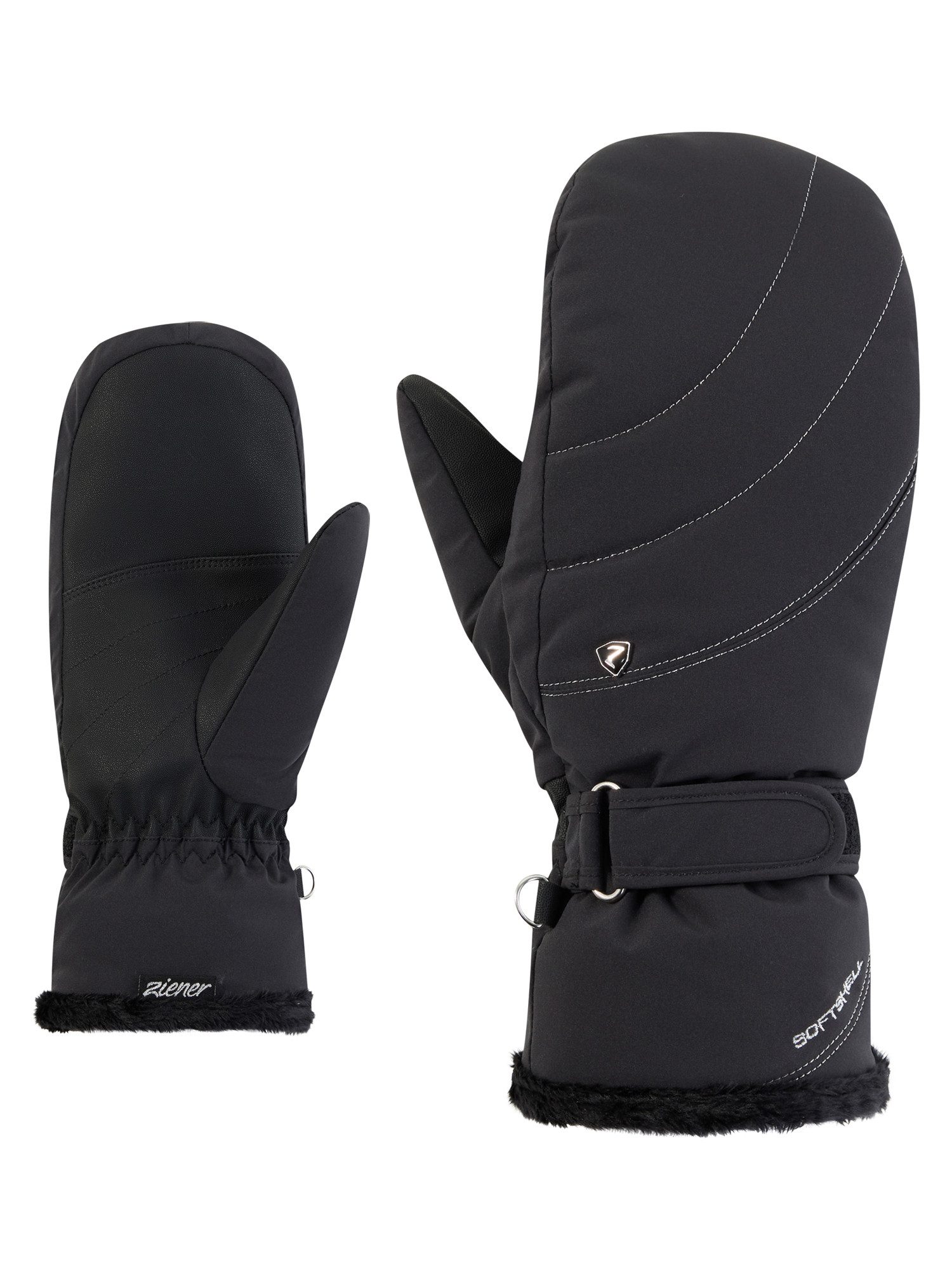 Ziener Fäustlinge KEAKI-Z AQUASHIELD® PrimaLoft® DAMEN wasserdicht, winddicht, atmungsaktiv, extra warm, Plüschfutter