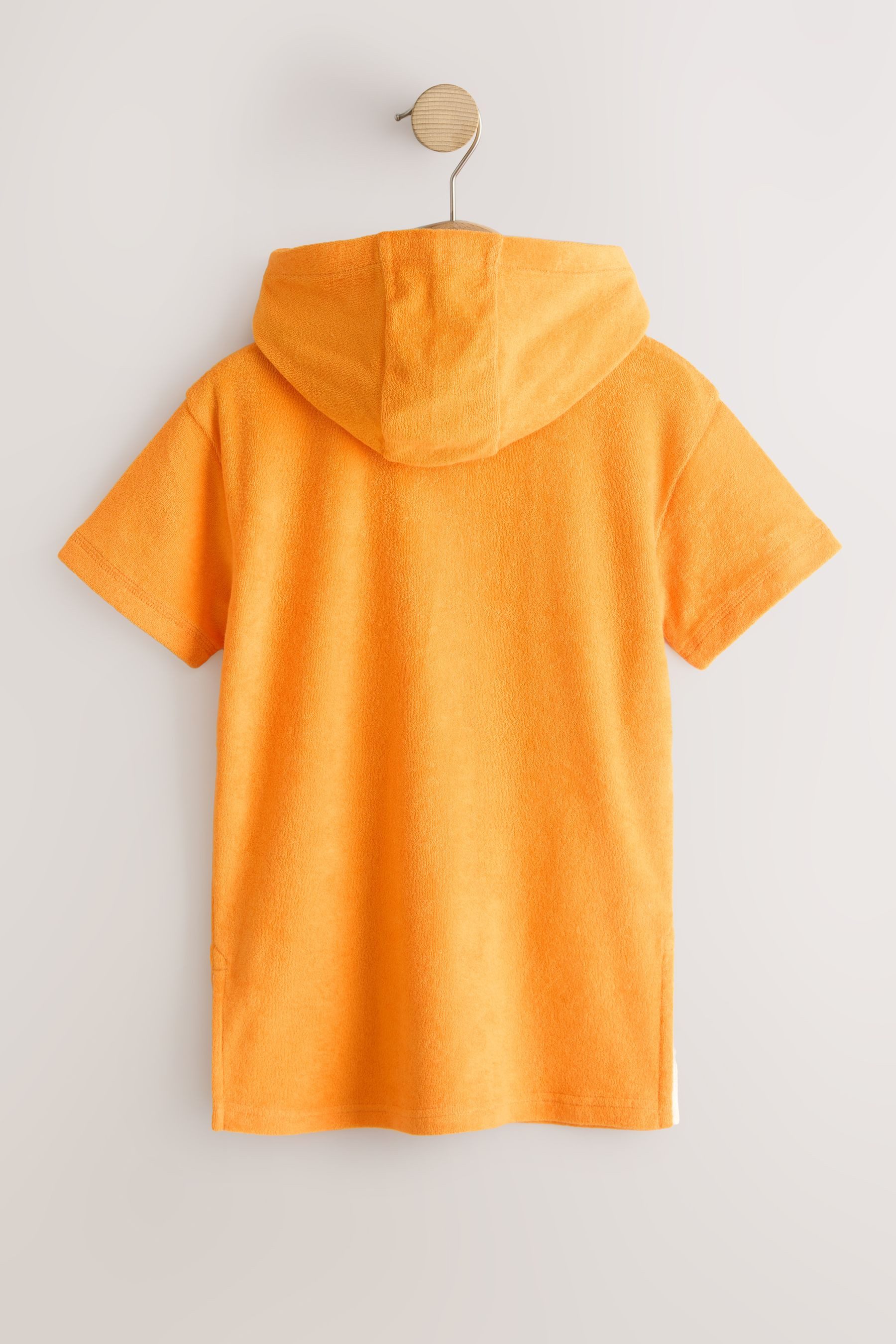 Next Badeponcho Frottee-Cover-up mit durchgehendem Reißverschluss, Baumwolle